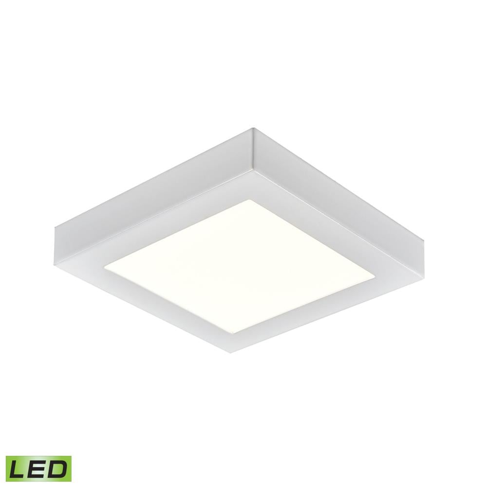 Thomas Lighting CL791334 Ceiling Essentials 1 -Light 5.5-in White Flush Mount Light