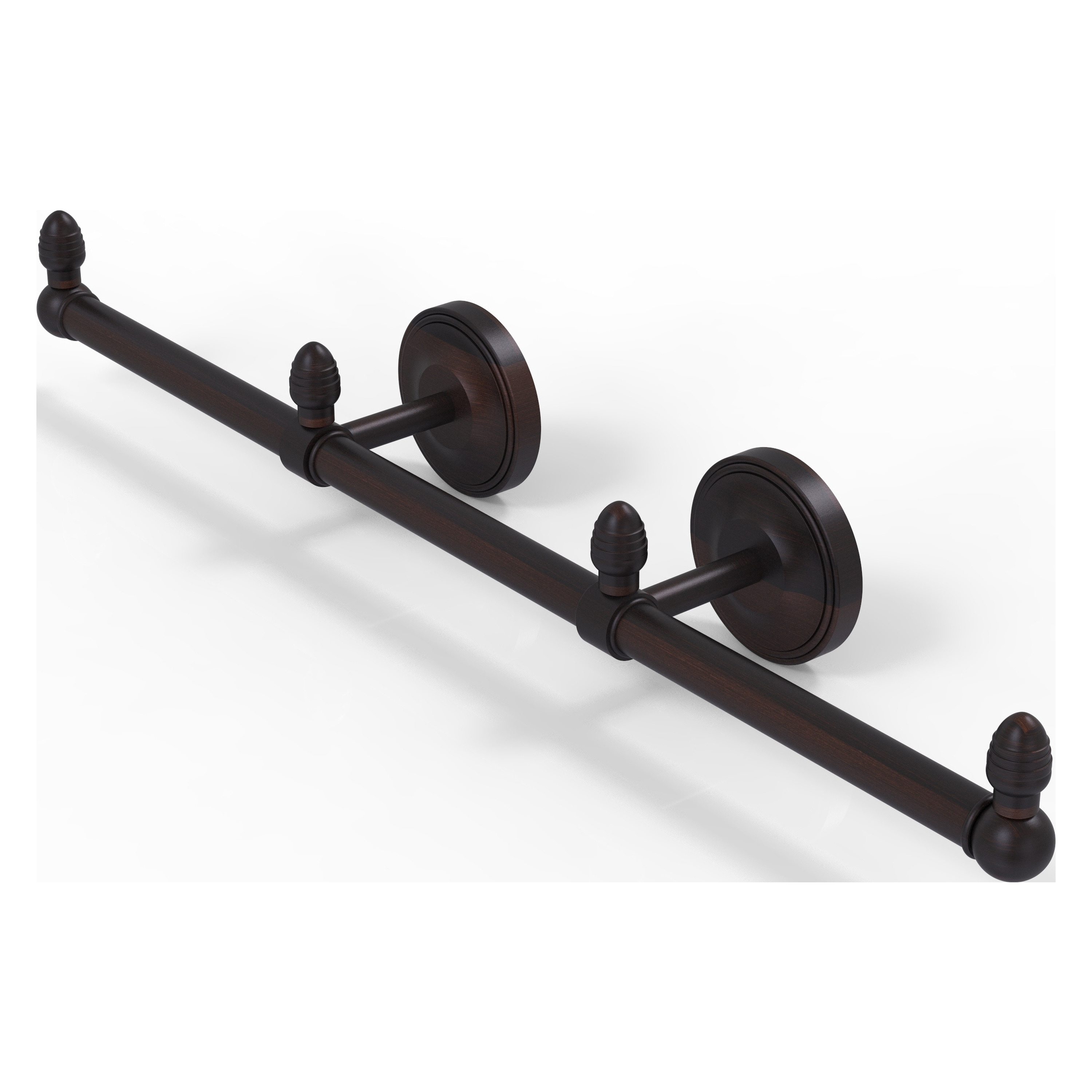 Allied Brass BPPR-HTB-3-VB Prestige Regal 22-in double Venetian Bronze Wall mount Double Towel Bar