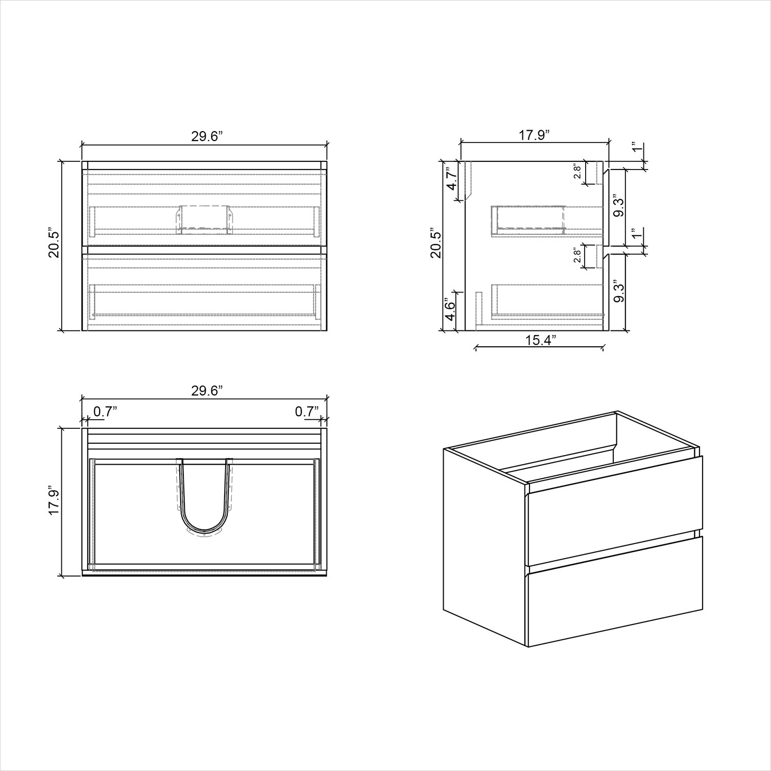 SunJet 2WZI5NLIJKOU Bath-Vanity-Combo - View #4