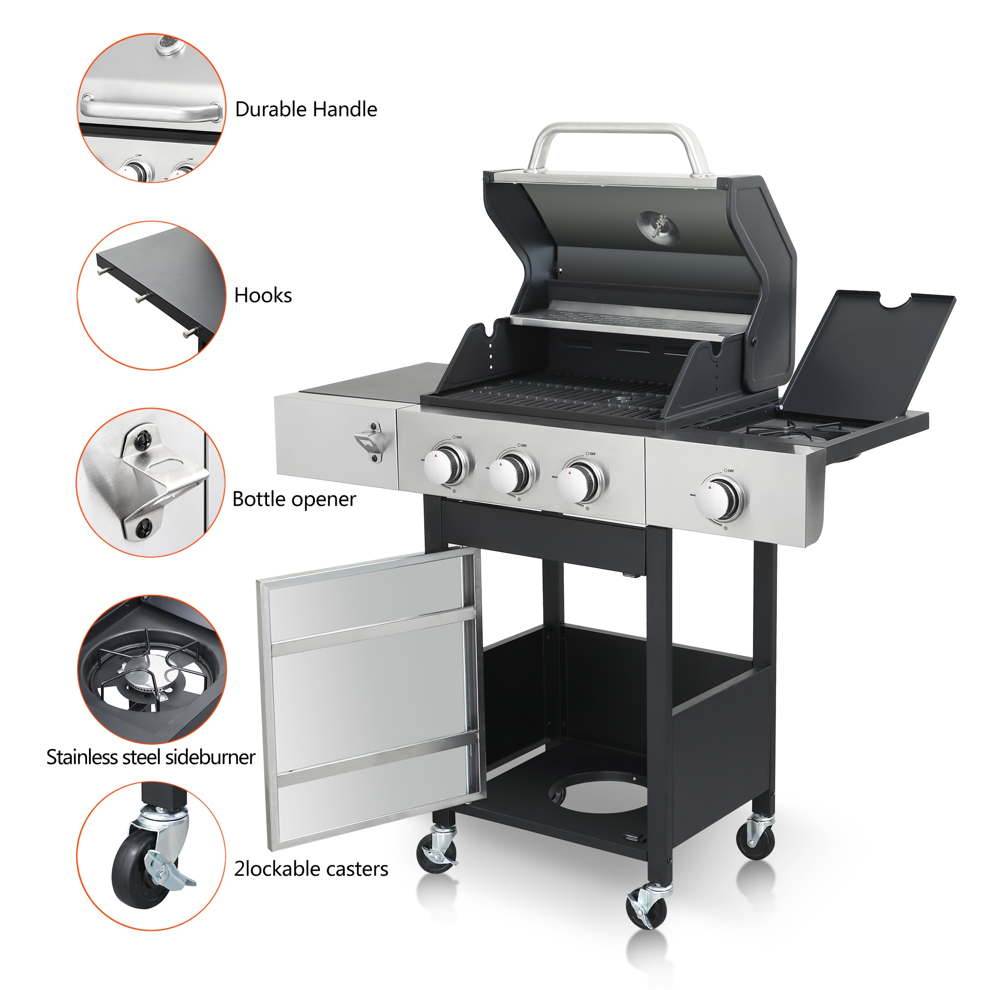 Tatayosi XH-208382 Gas-Grill - View #2