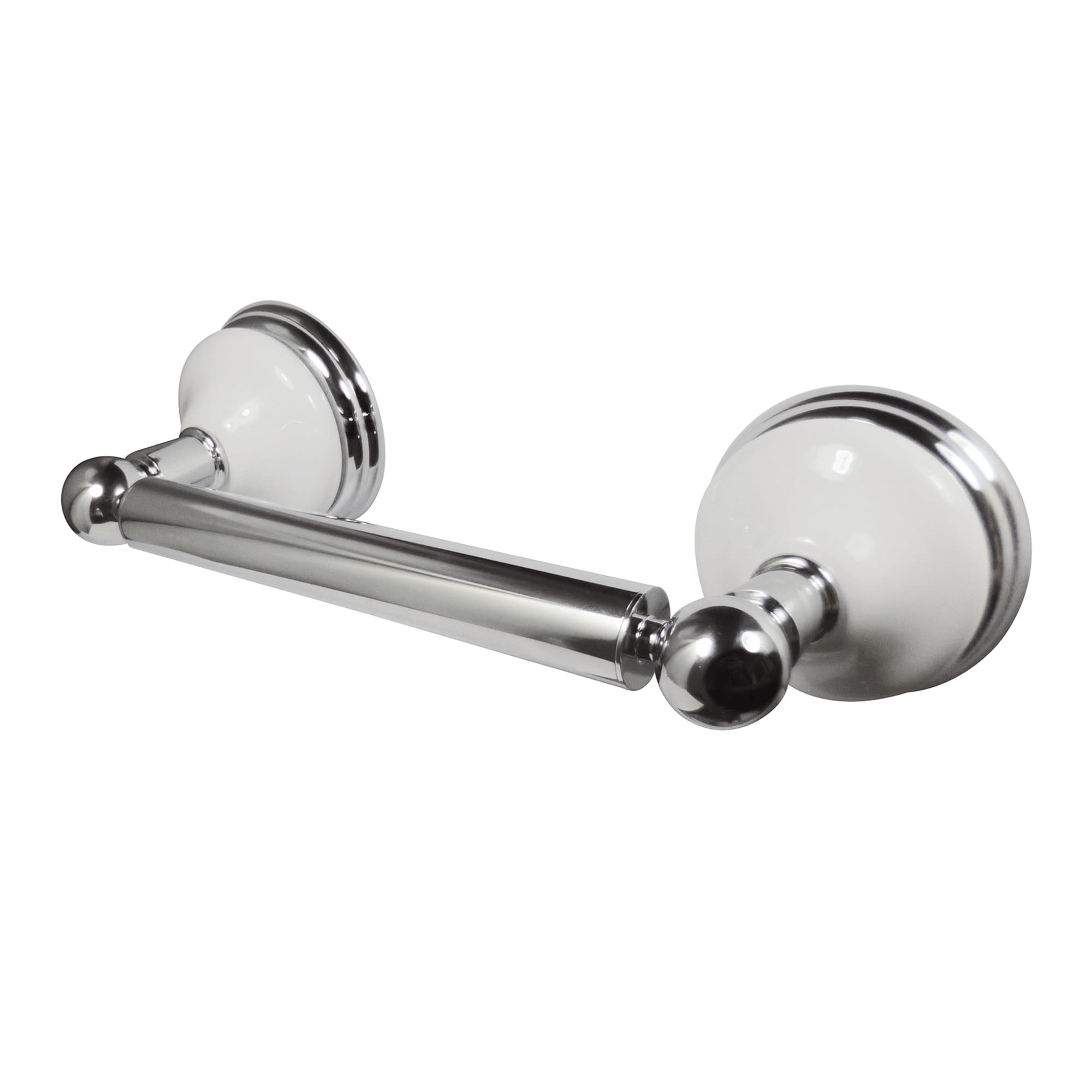 Kingston Brass WL11181 Laurel Polished chrome Wall mount Spring-loaded Toilet Paper Holder 1 -Rolls with Storage