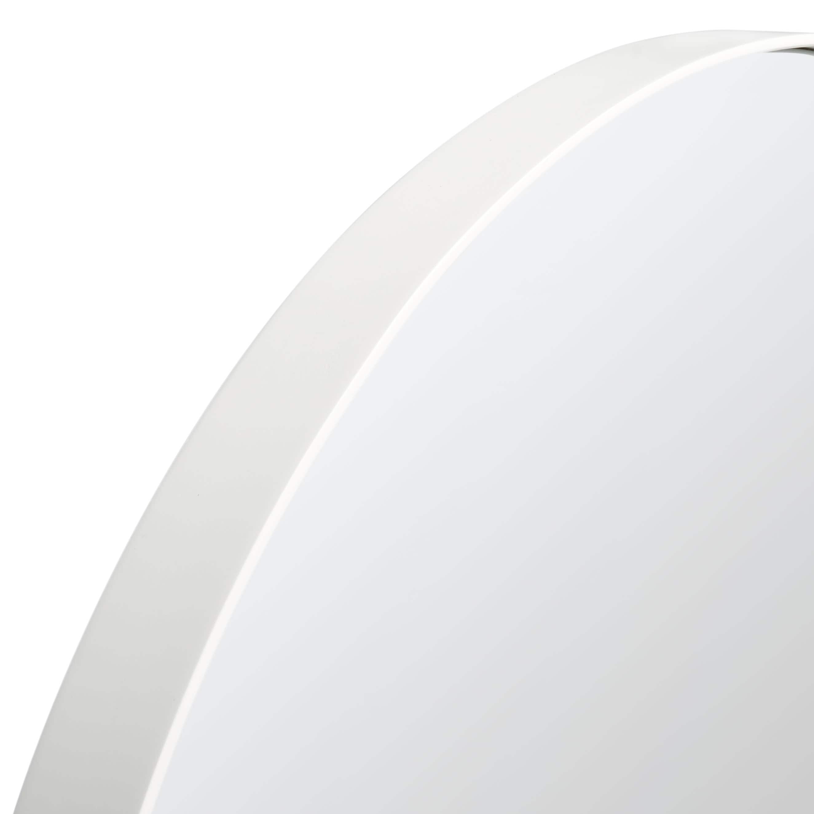 Yuriko 24" White Wood Rectangular Full Length Mirror