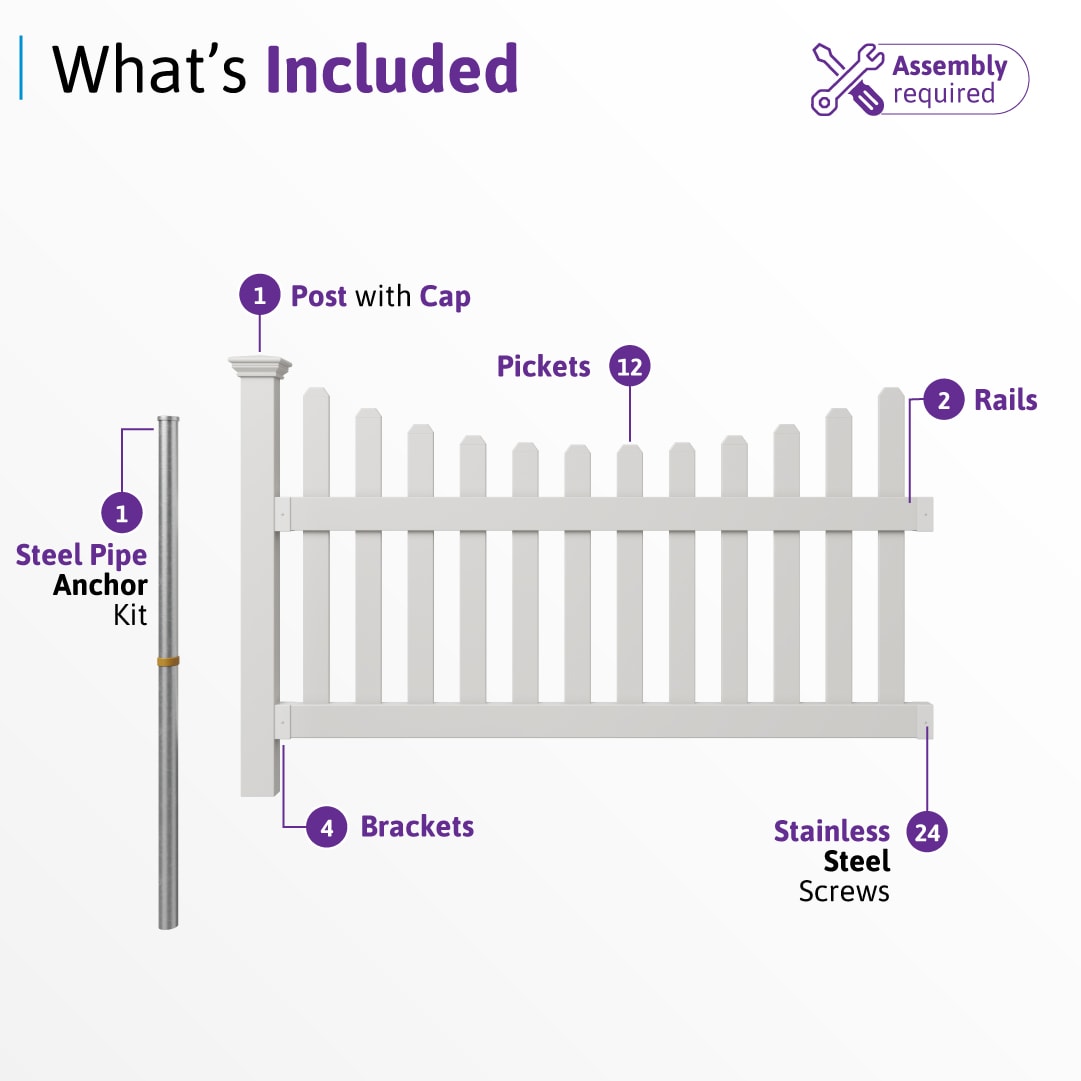 WamBam Fence ZP19041 Vinyl-Fence-Panels - View #5