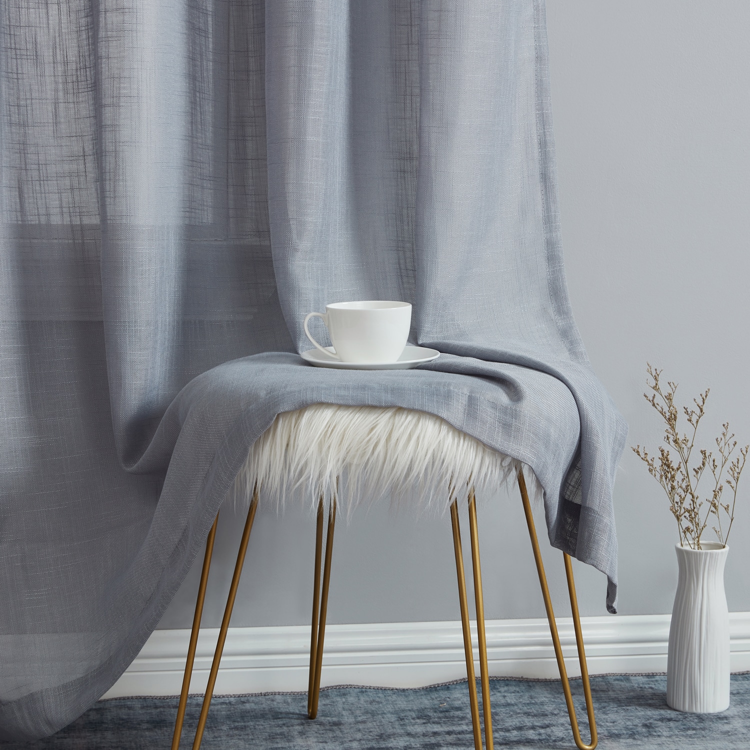 HLC.me ABY-FXLNGR-GRY84 curtains - View #4