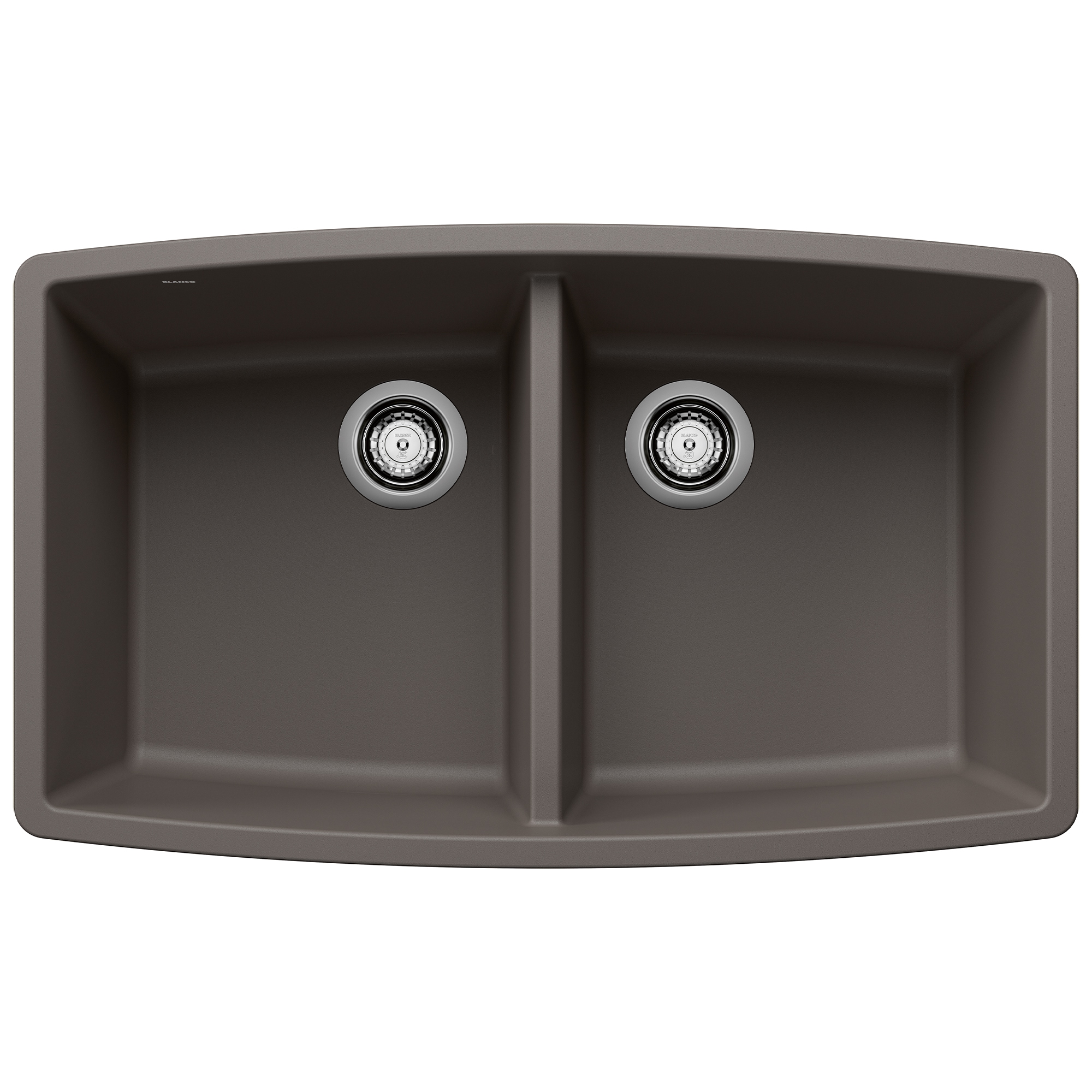 BLANCO 443123 Performa Undermount 33.0-in x 20.0-in Granite Double equal bowl Kitchen Sink