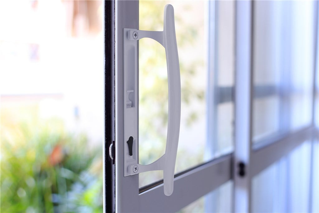 WRIGHT PRODUCTS VK1297WH 6CS KYD FLUSH MNT W/HDL, WHT 6-5/8" C2C Sliding-Patio-Door-Handles - View #7