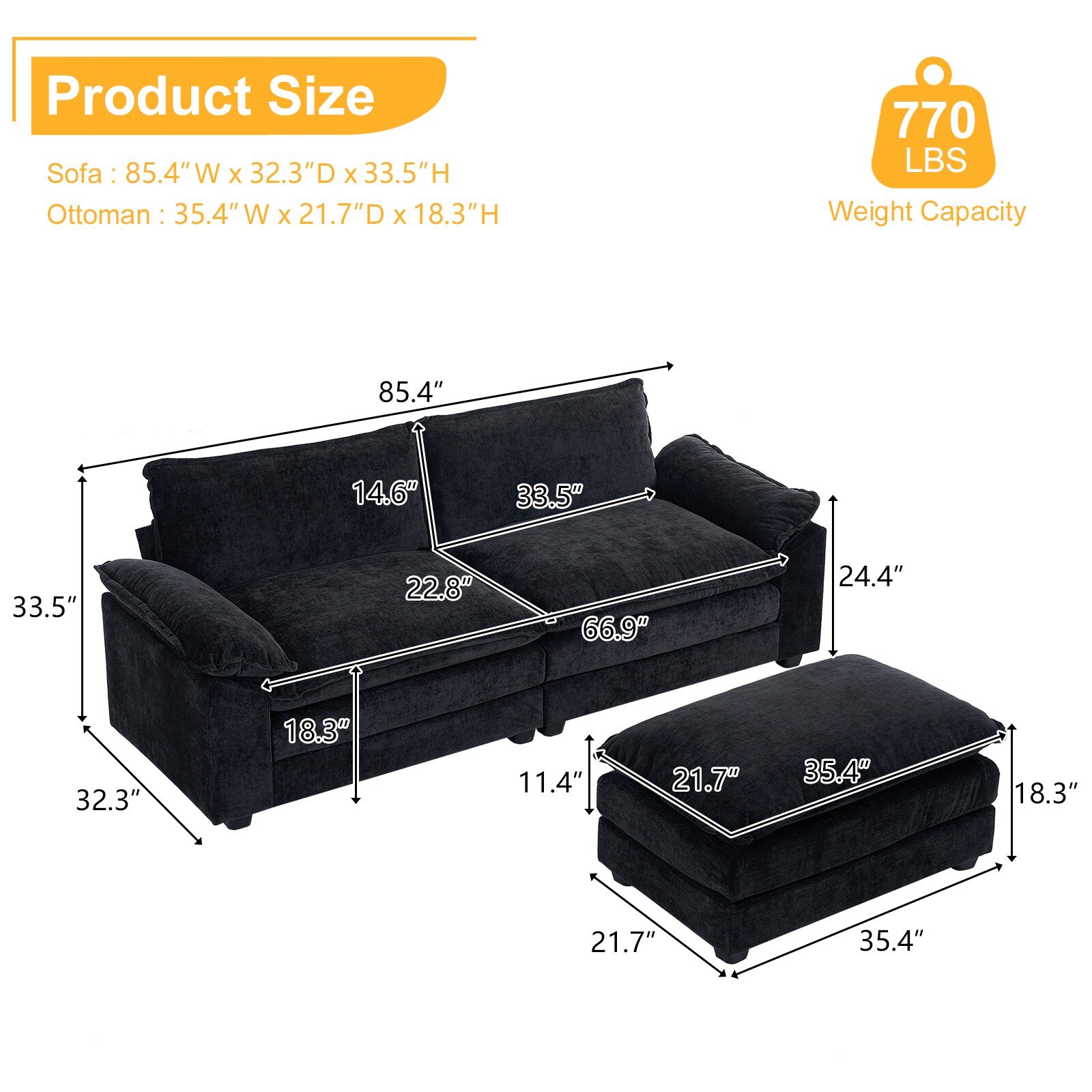 Outopee L1G52002549-50 Sofas-Loveseats - View #3