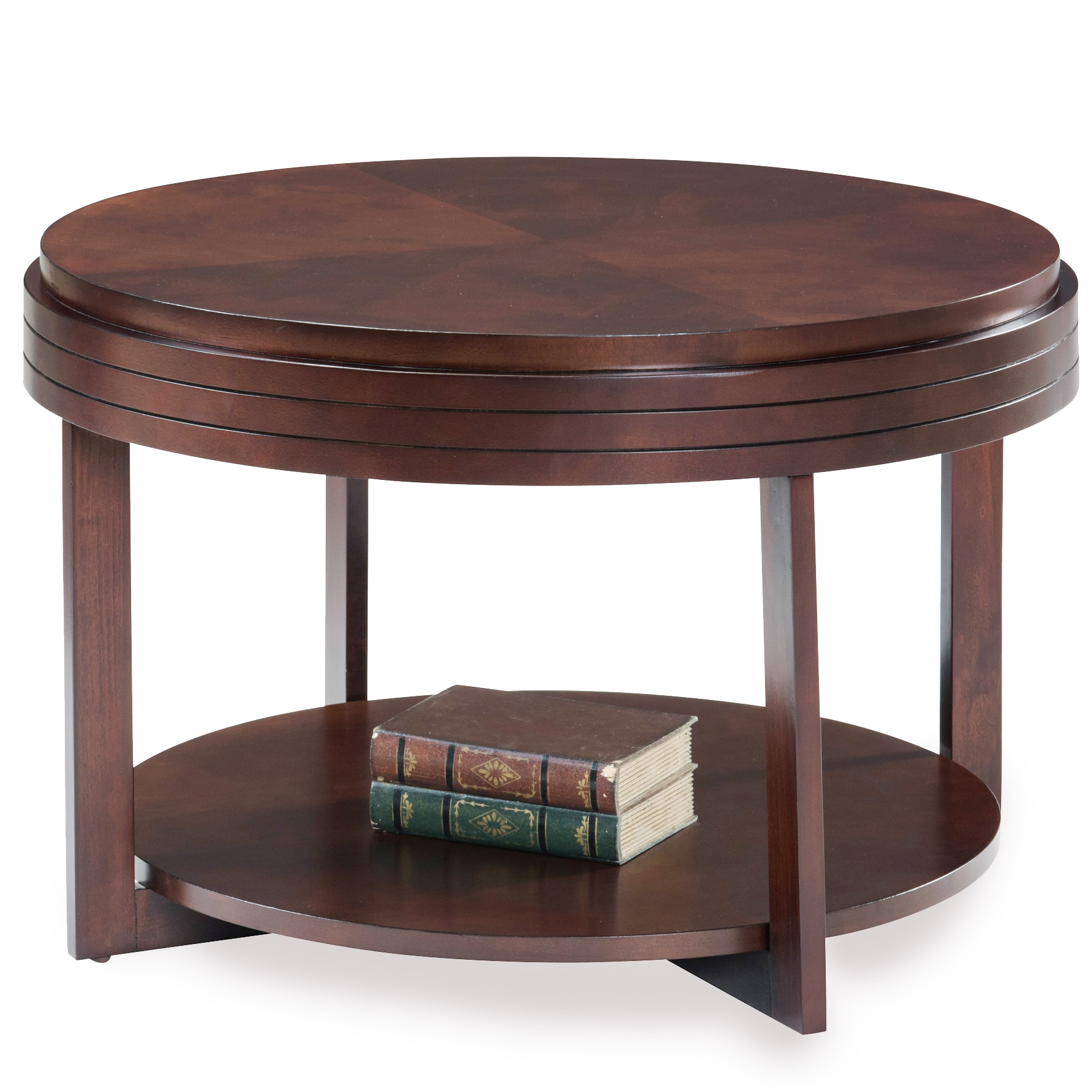 Leick Home 10108-CH Favorite Finds Chocolate Cherry Poplar Wood Rustic Coffee Table
