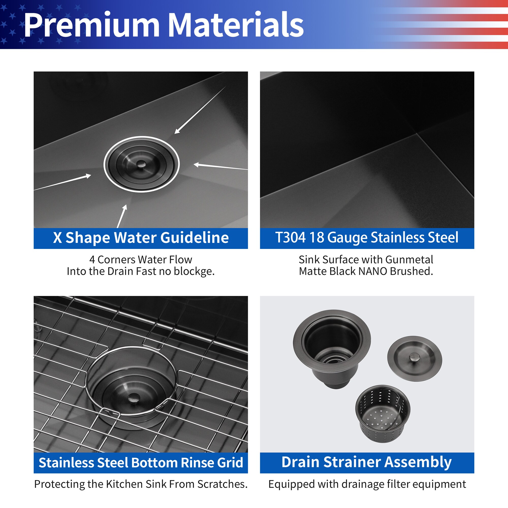 Rainlex RX-SS24-1517B Kitchen-Sinks - View #5