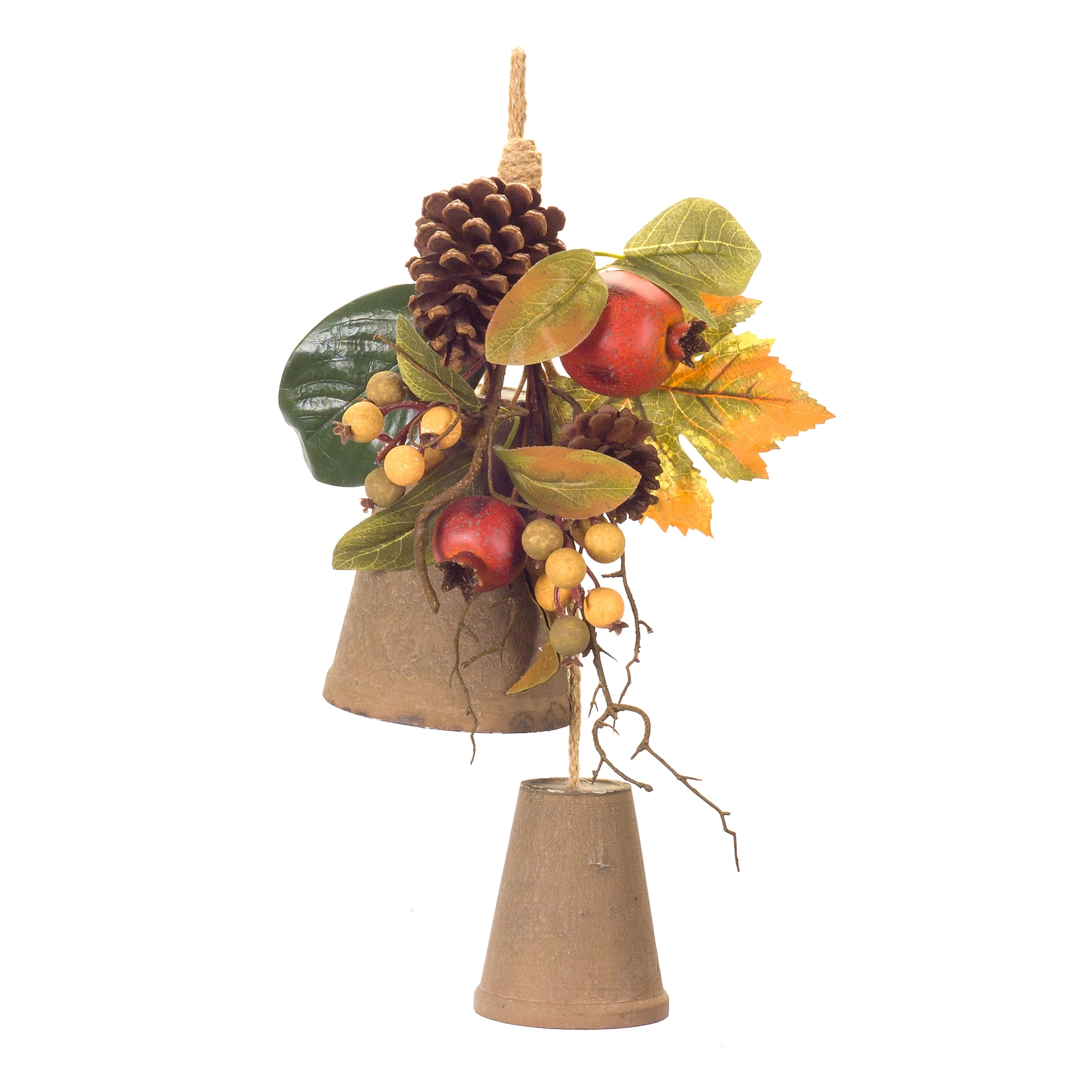 Melrose International 77271DS 16-in Leaves Ornament (4-Pack)