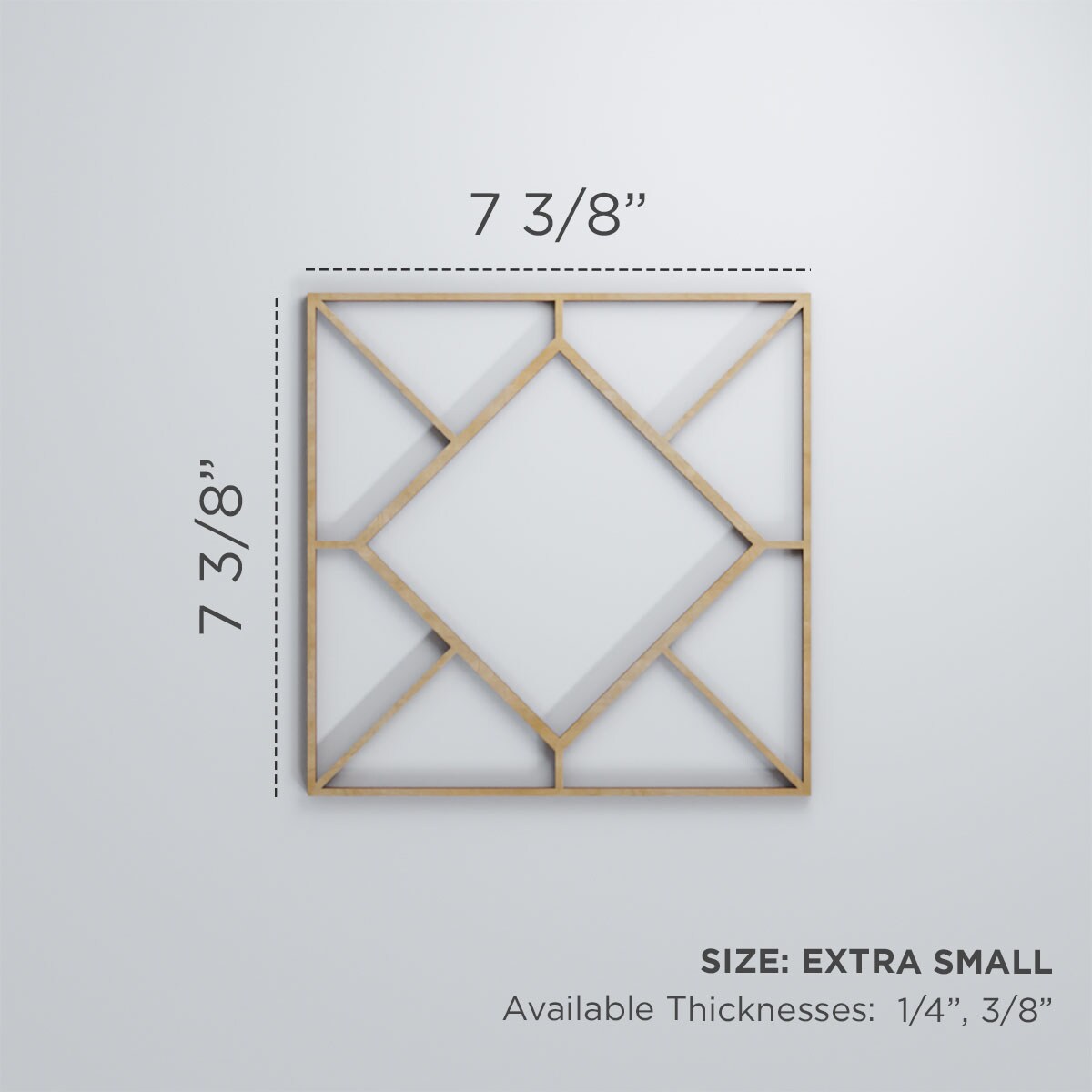 Ekena Millwork WALW08X08X0375HSNWA Wall-Panels - View #3