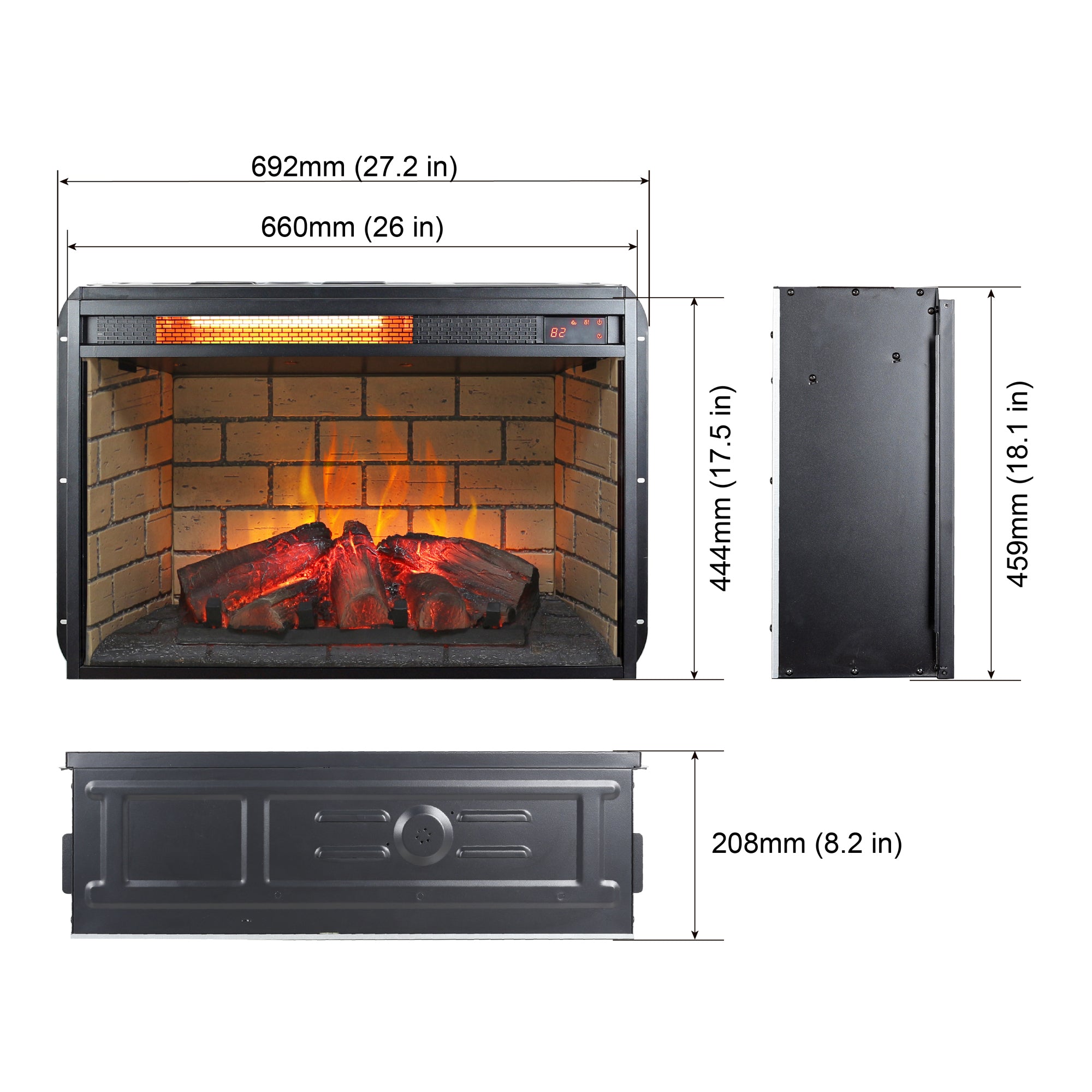Boyel Living BL-CE61295 Electric-Fireplaces - View #3