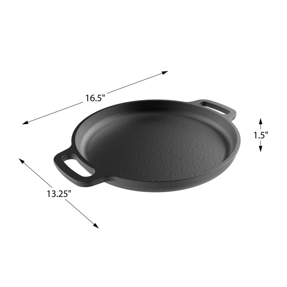 Hastings Home Cookware 13.25-in Cast Iron Skillet in the Cooking Pans &  Skillets department at