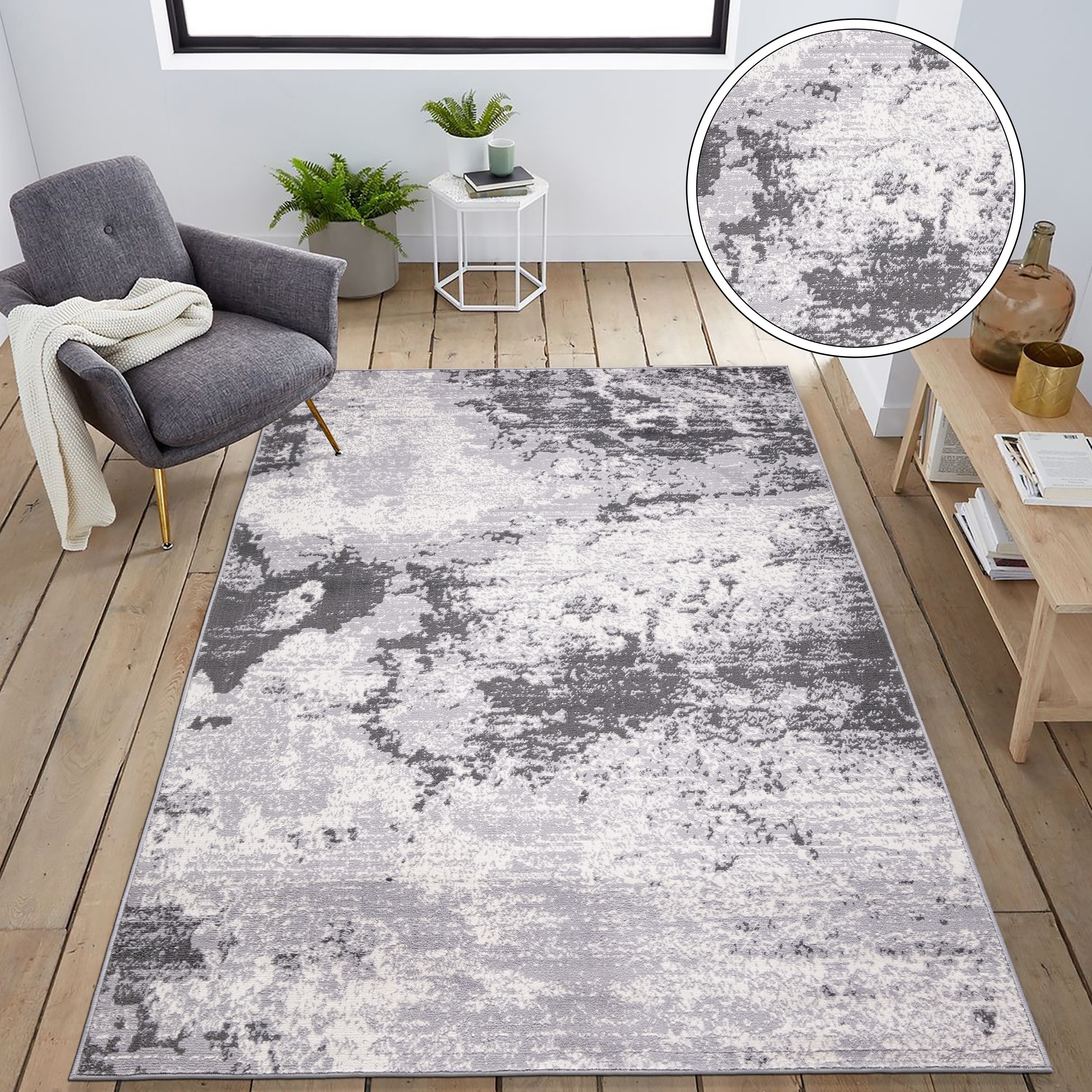 World Rug Gallery 6004GRAY8X10 rugs - View #3