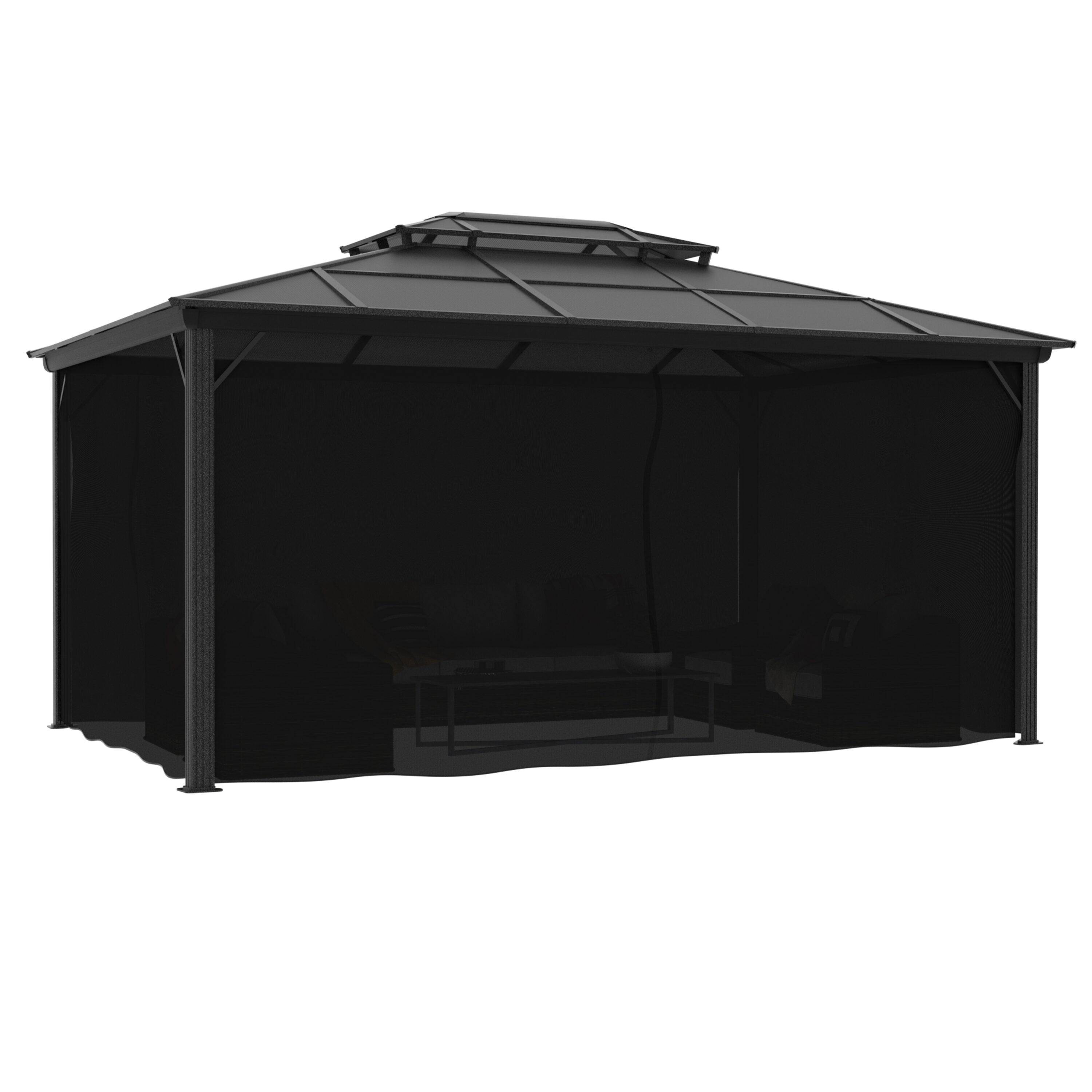 VEIKOUS PG0201-1216-DL3BX-2 Wood-Resin-Gazebos - View #2