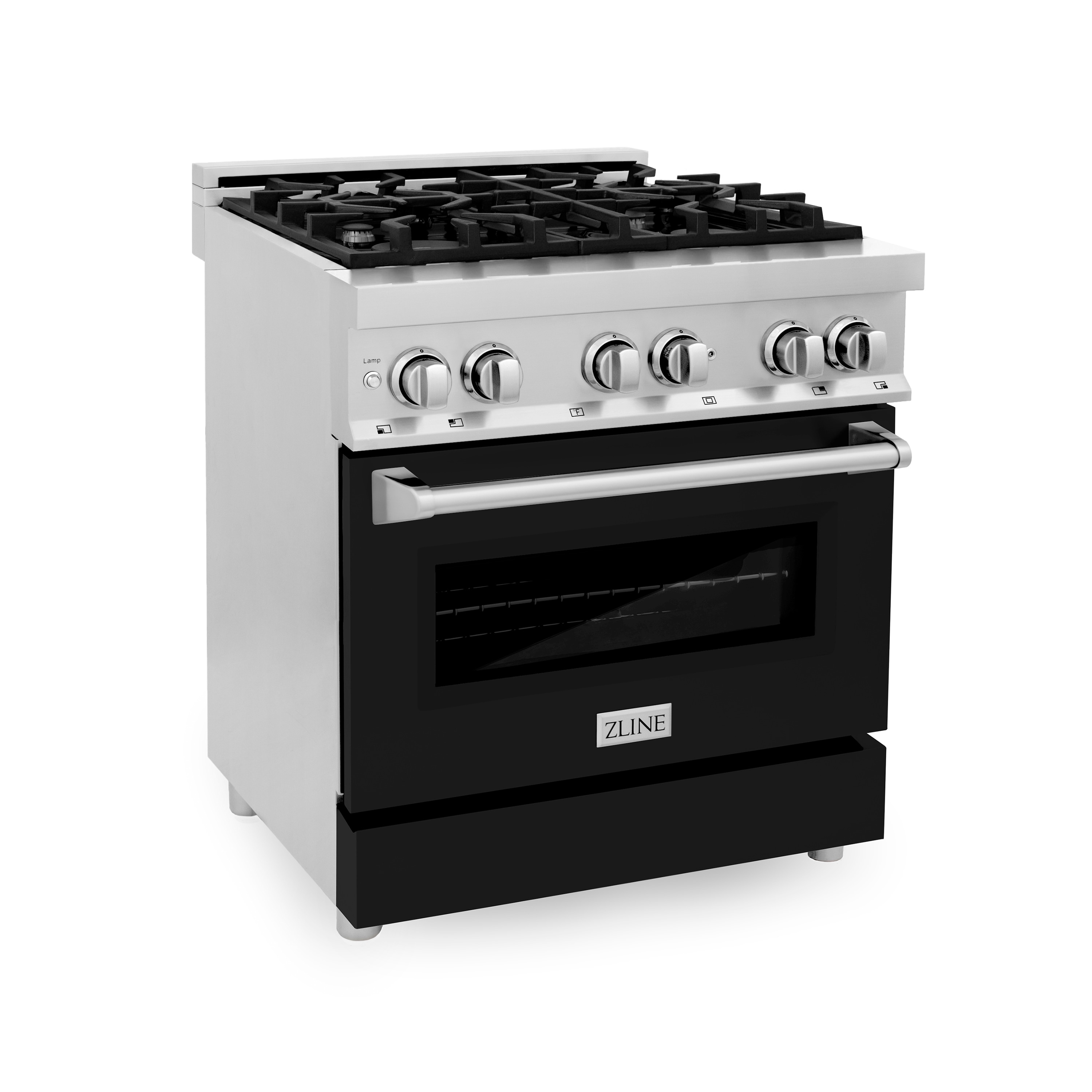 30 Inch Wide Black Dual Fuel Ranges at