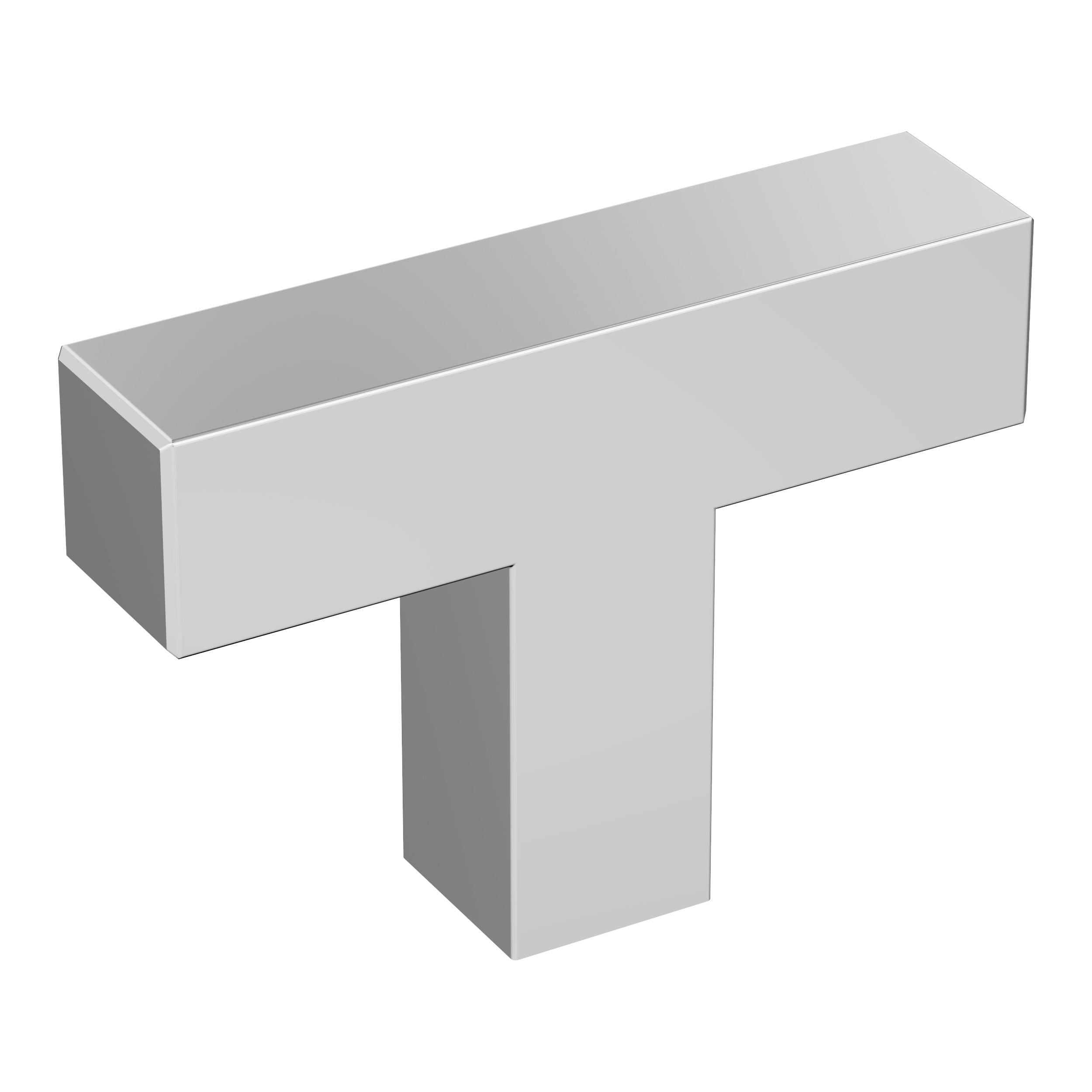 Amerock 10VMP3702726 Intersect 1-15/16-in Polished Chrome Bar Contemporary Cabinet Knob 10 -Pack
