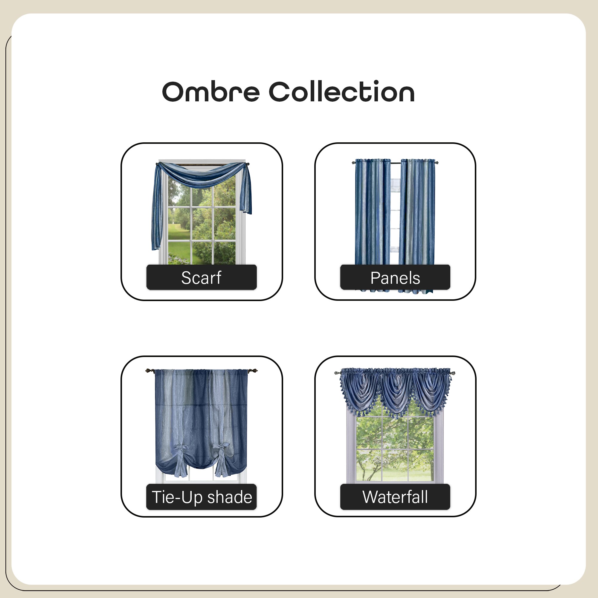 Achim OMSF144BL6 valances - View #7