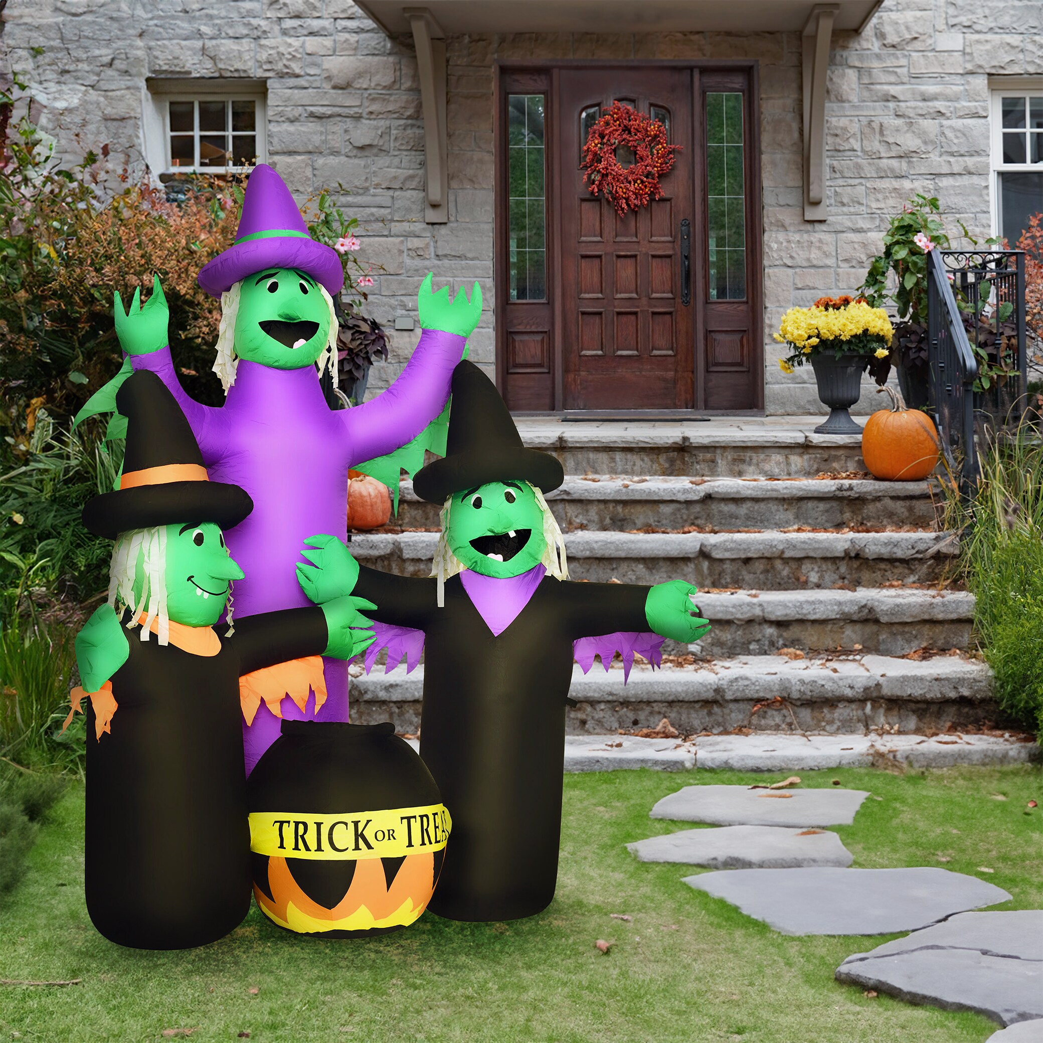 Haunted Hill Farm HIWITCHTRIO061-L Outdoor-Halloween-Decor - View #13