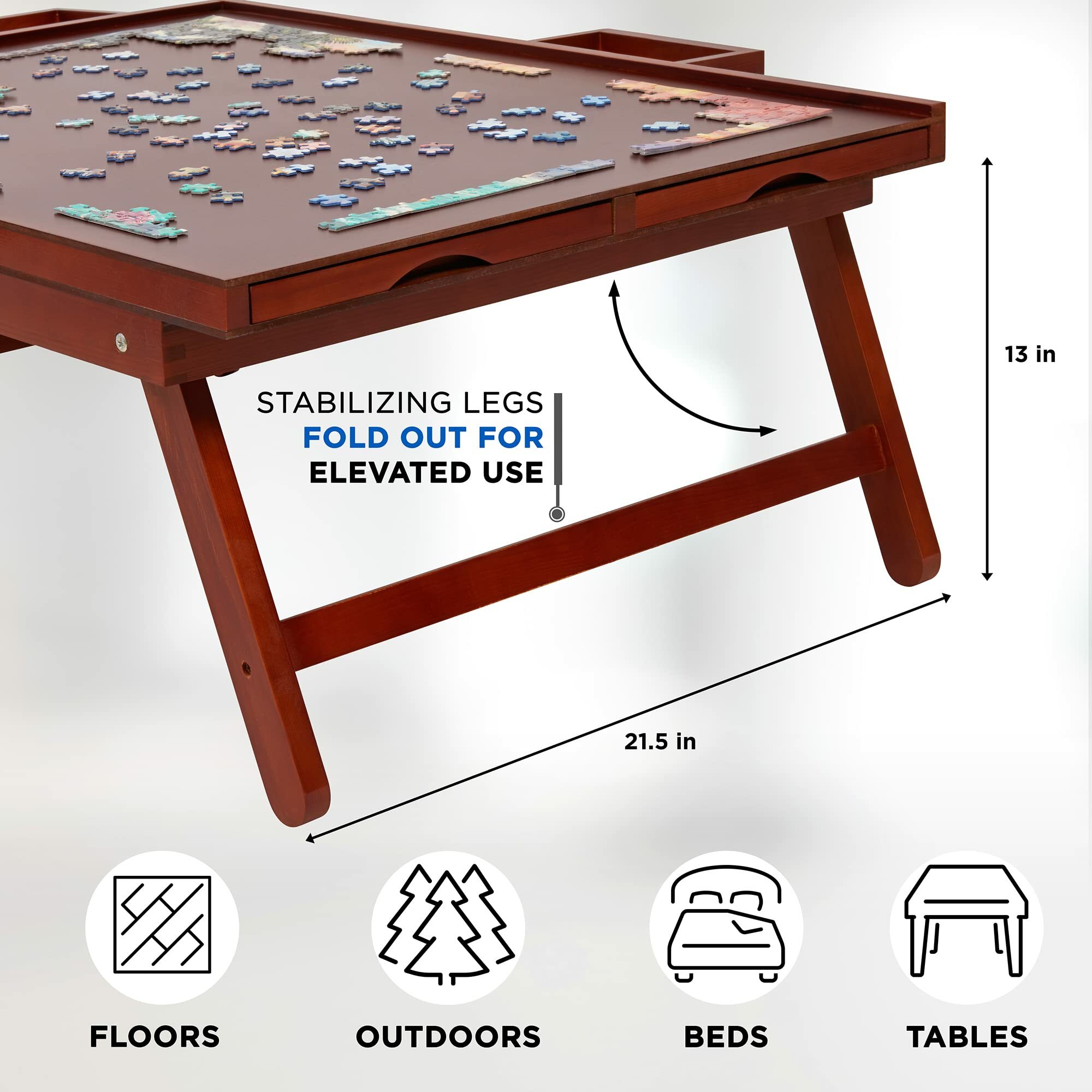 DIY Jigsaw Puzzle Table Plans: The Puzzle Table