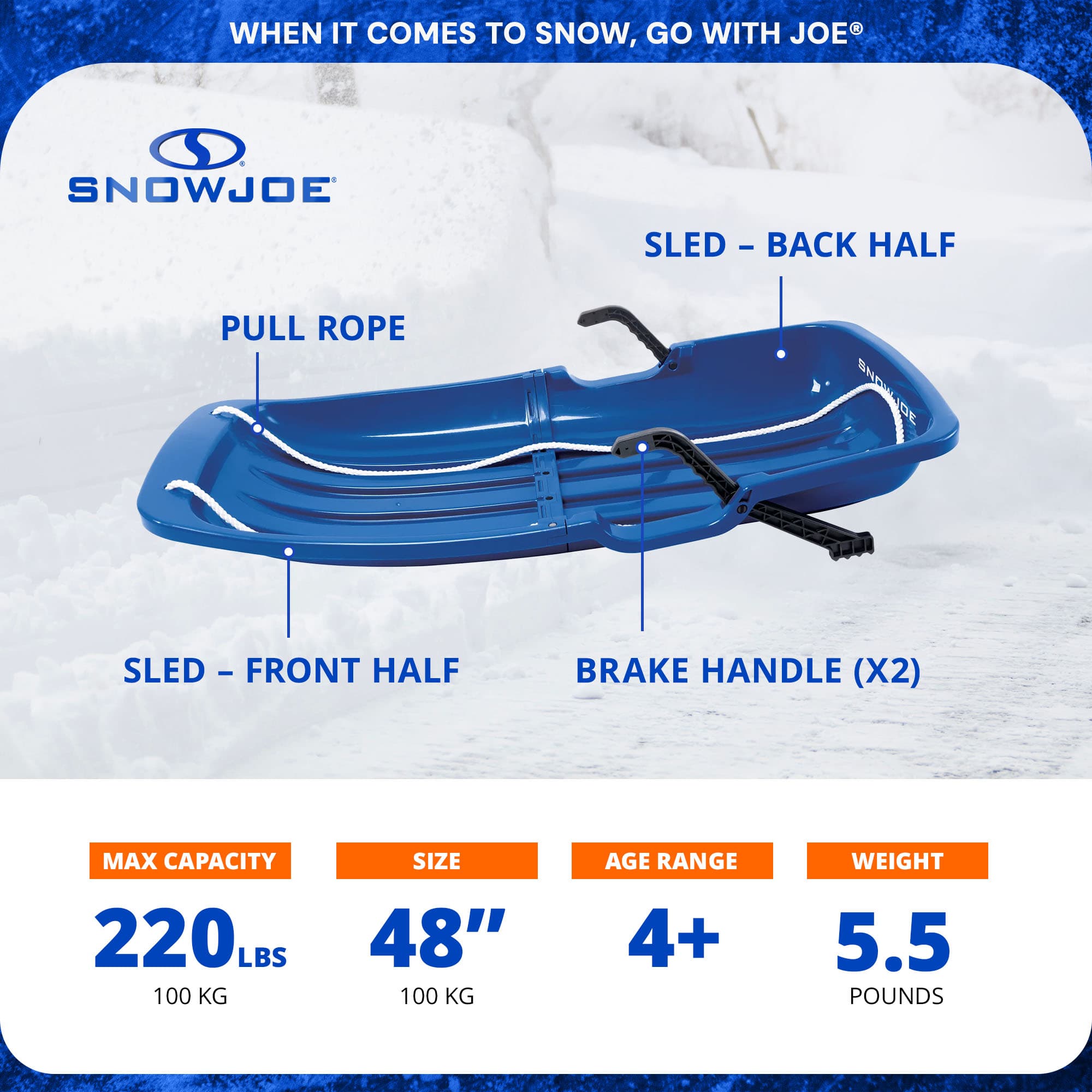 Snow Joe 414150 Snow-Sleds - View #5