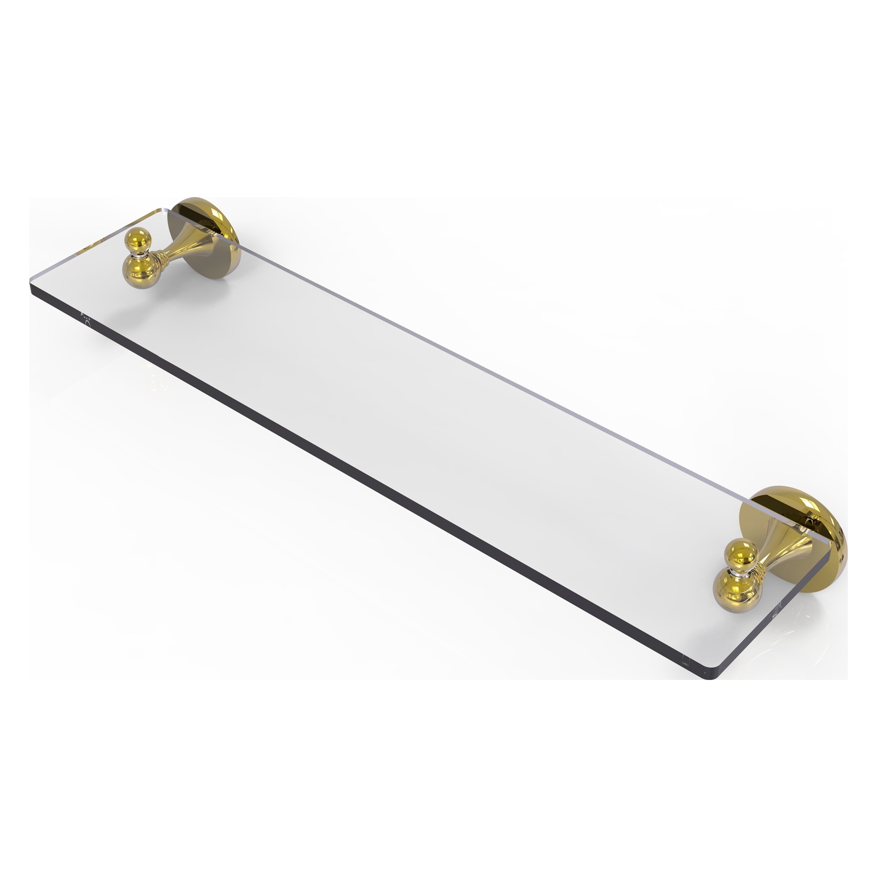 Allied Brass SL-1-22-PB Shadwell Polished Brass Wall mount Bathroom Shelf ( 22-in x 2.5-in x 5-in )