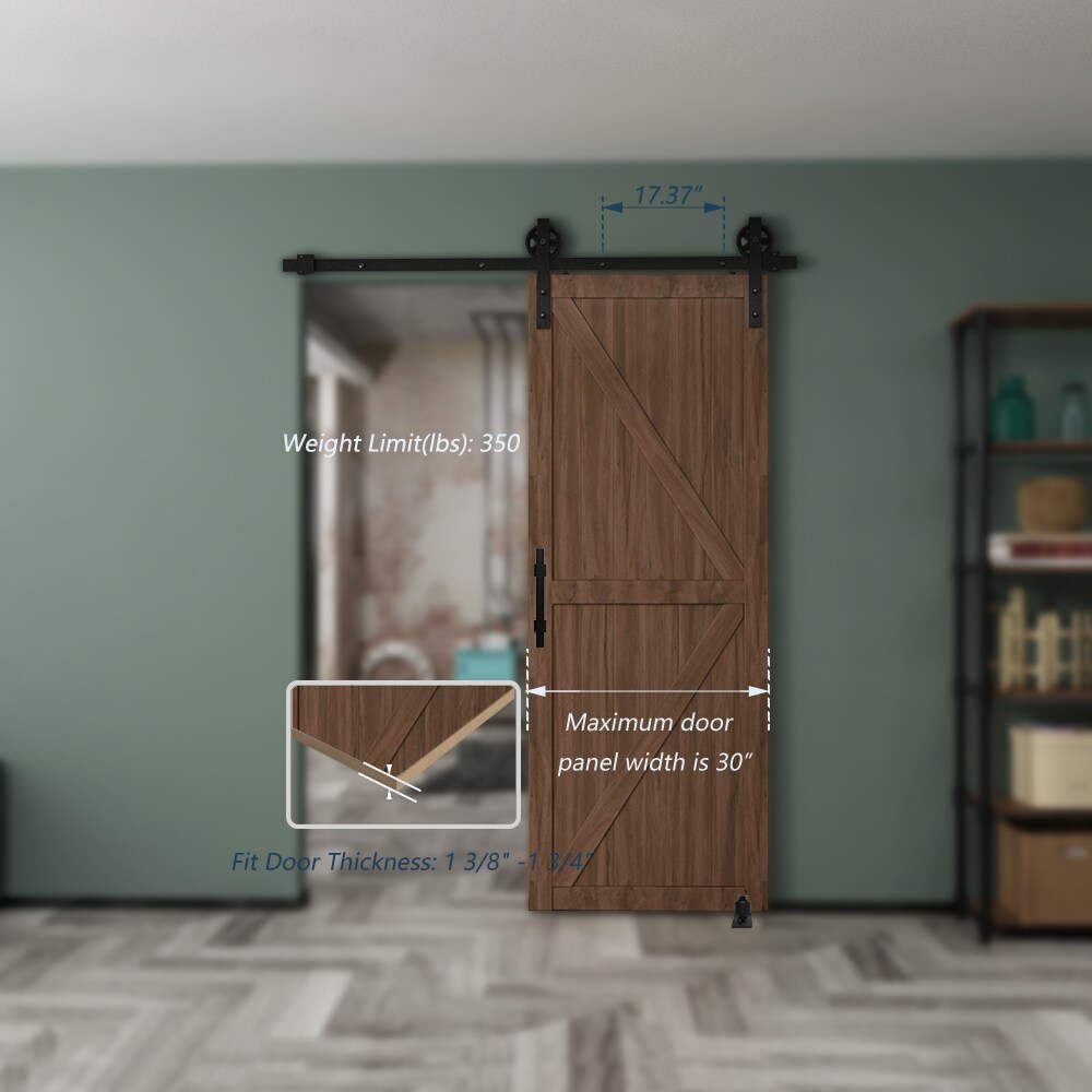 Clihome X002AFT55F-LTC Barn-Door-Roller-Kits - View #6
