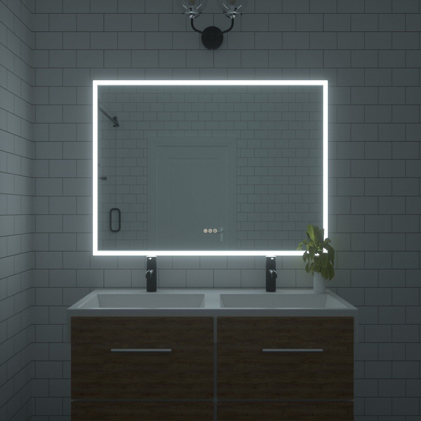 Bayfeve BFKF-4836C4-MIR Framed-Bath-Mirrors - View #16