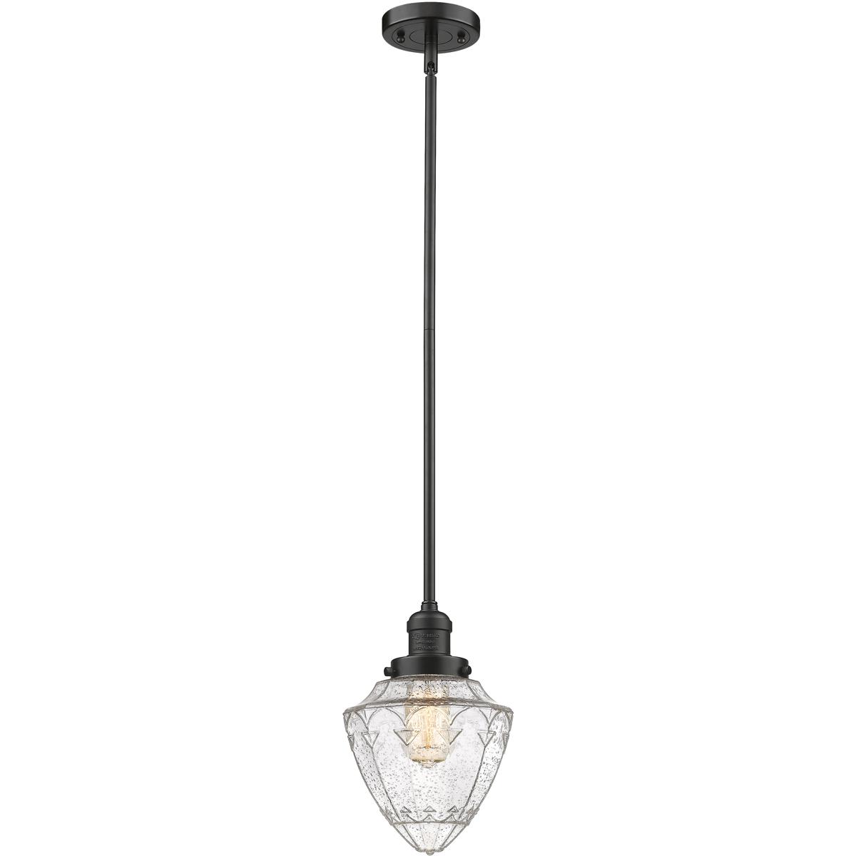 Innovations Lighting 2411681 201S-OB-G664-7-LED Franklin Restoration Bullet Mini Pendant