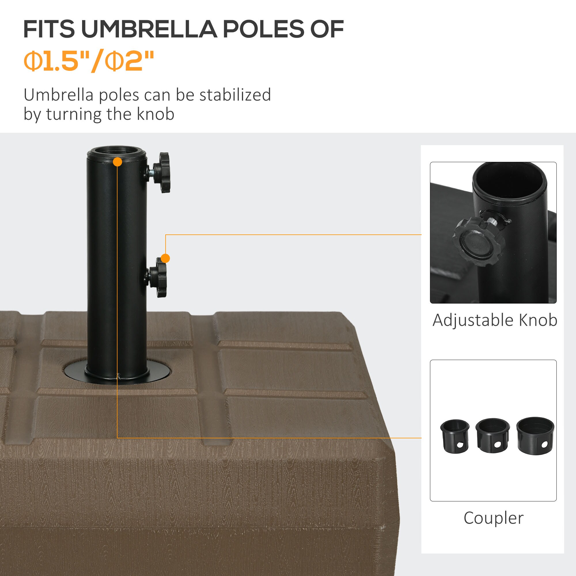 LUXEYARD DS-M-BAC06790 Umbrella-Bases - View #6