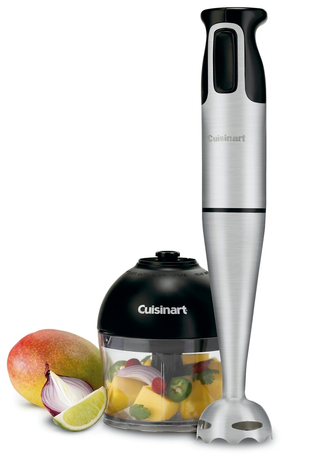 Cuisinart 2-Speed Stainless Steel 200-Watt Pulse Control Immersion Blender  with Accessory Jar at