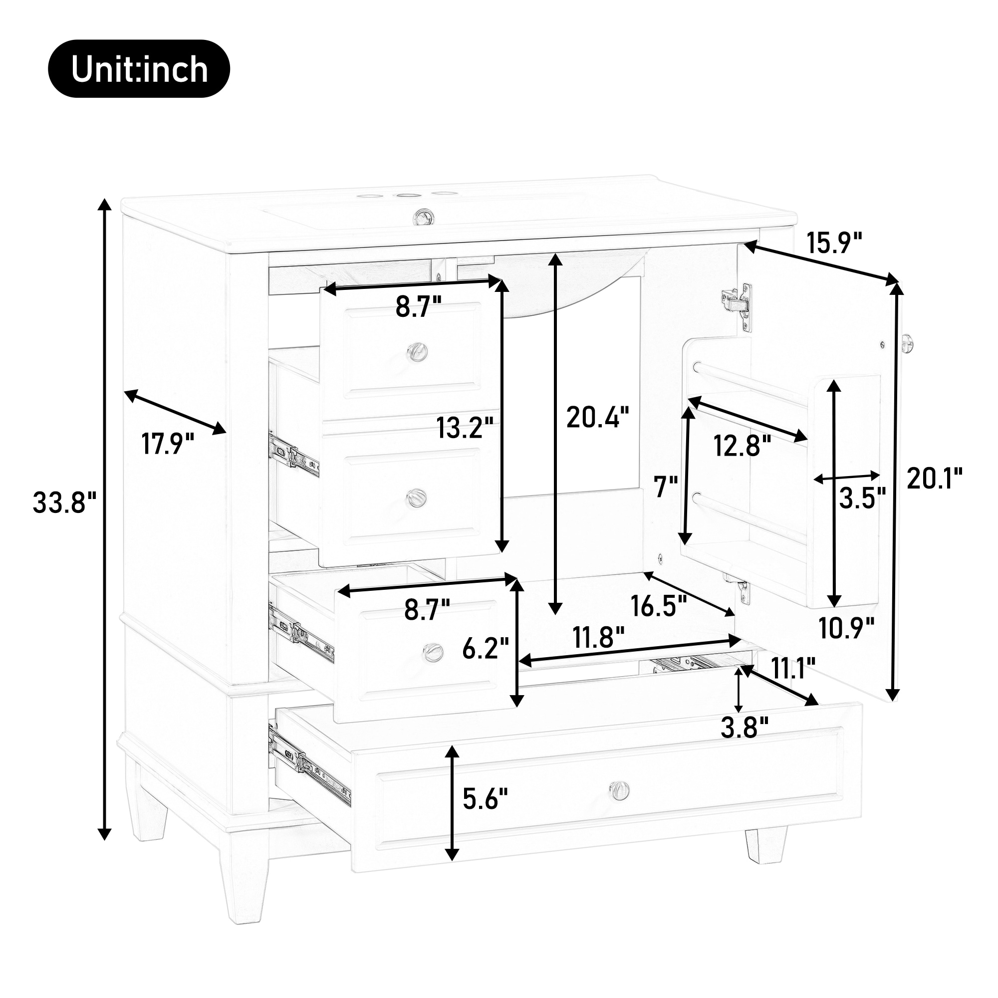 Vynxaria LS0505-759P14E Bath-Vanity-Combo - View #4