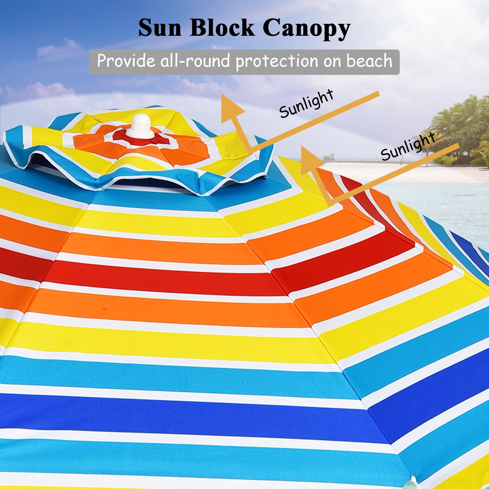 Slickblue D-CO-SC51707PO Beach-Umbrellas - View #6