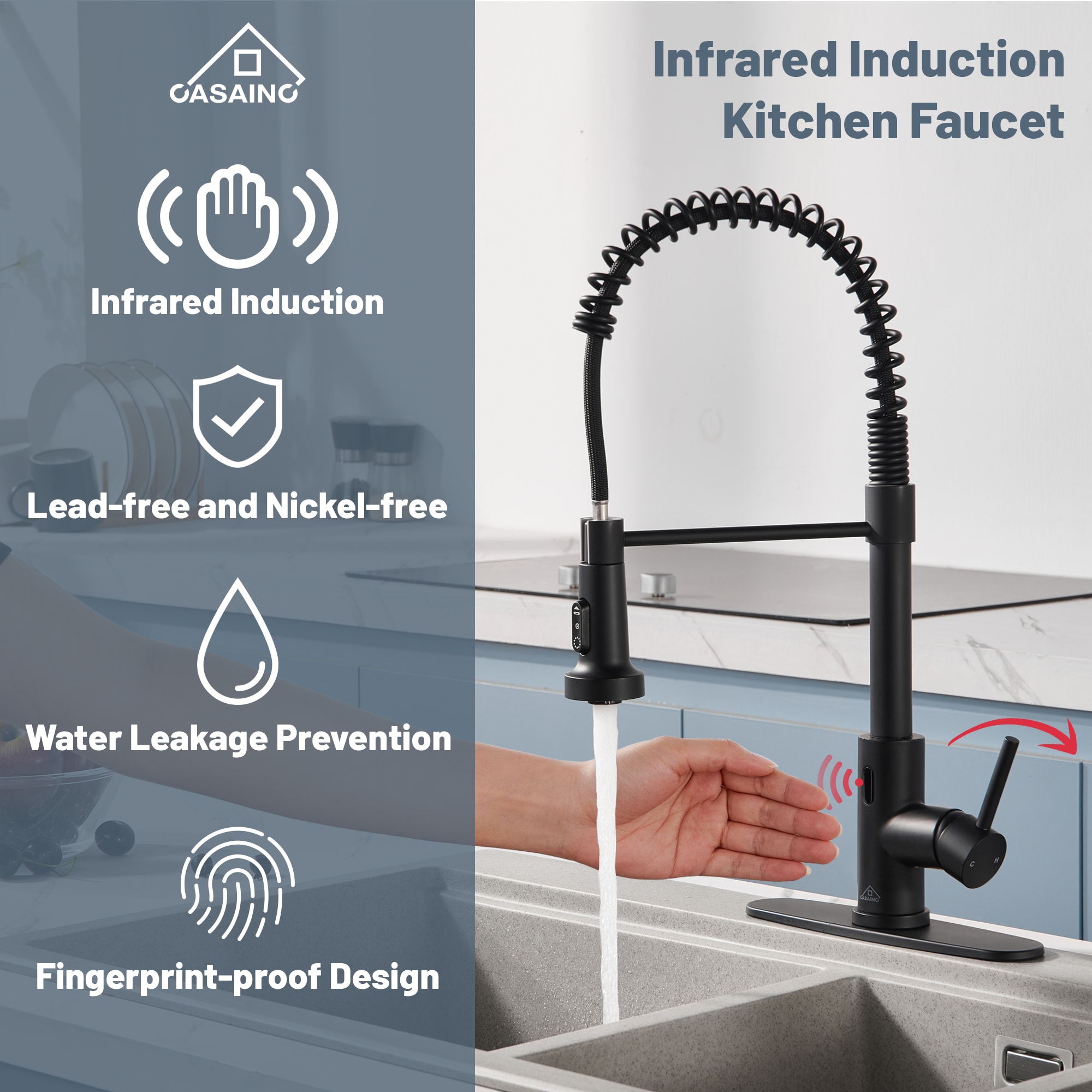 CASAINC MH-BS080-184 Kitchen-Faucets - View #6