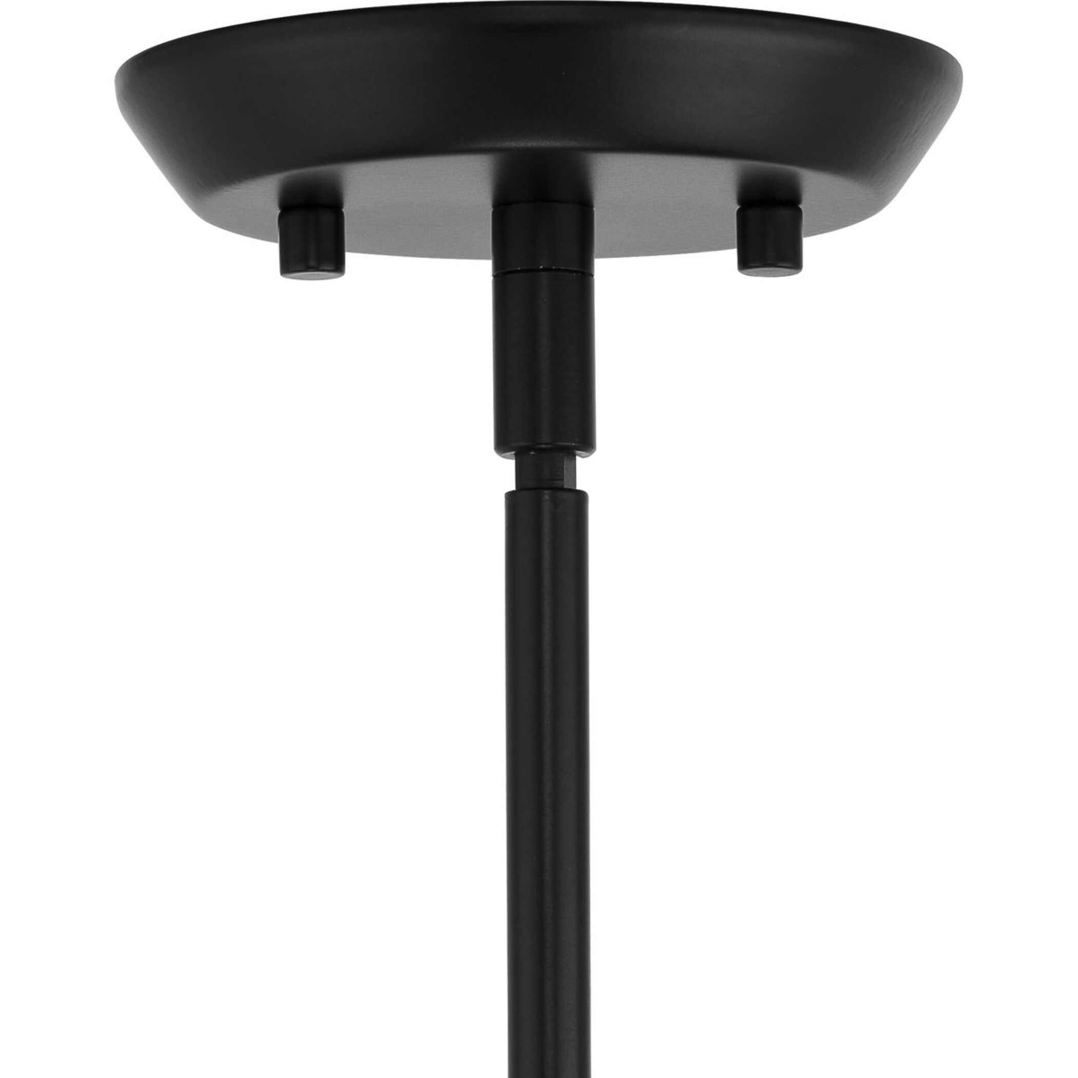Clarion Matte Black Glass One-Light Pendant