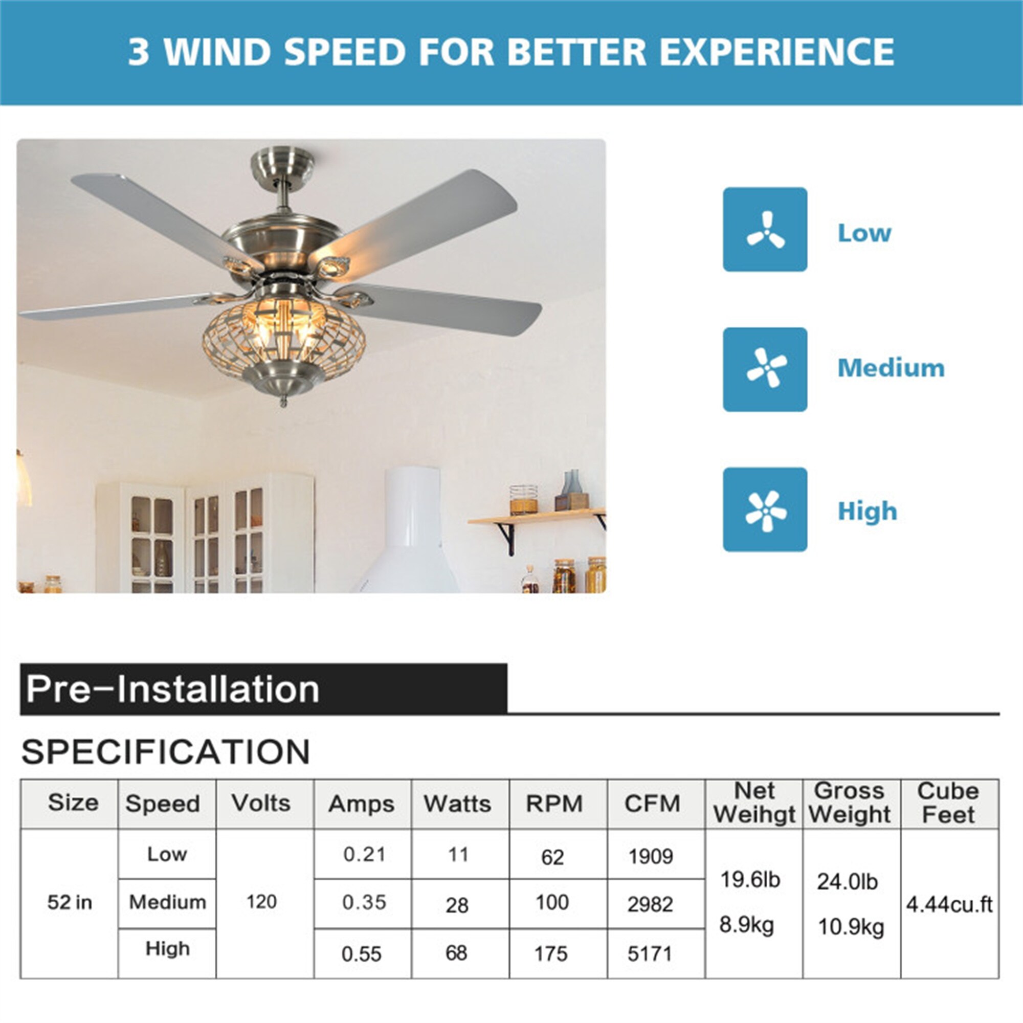 BABOOM BOM-P204476-OR Ceiling-Fans - View #6
