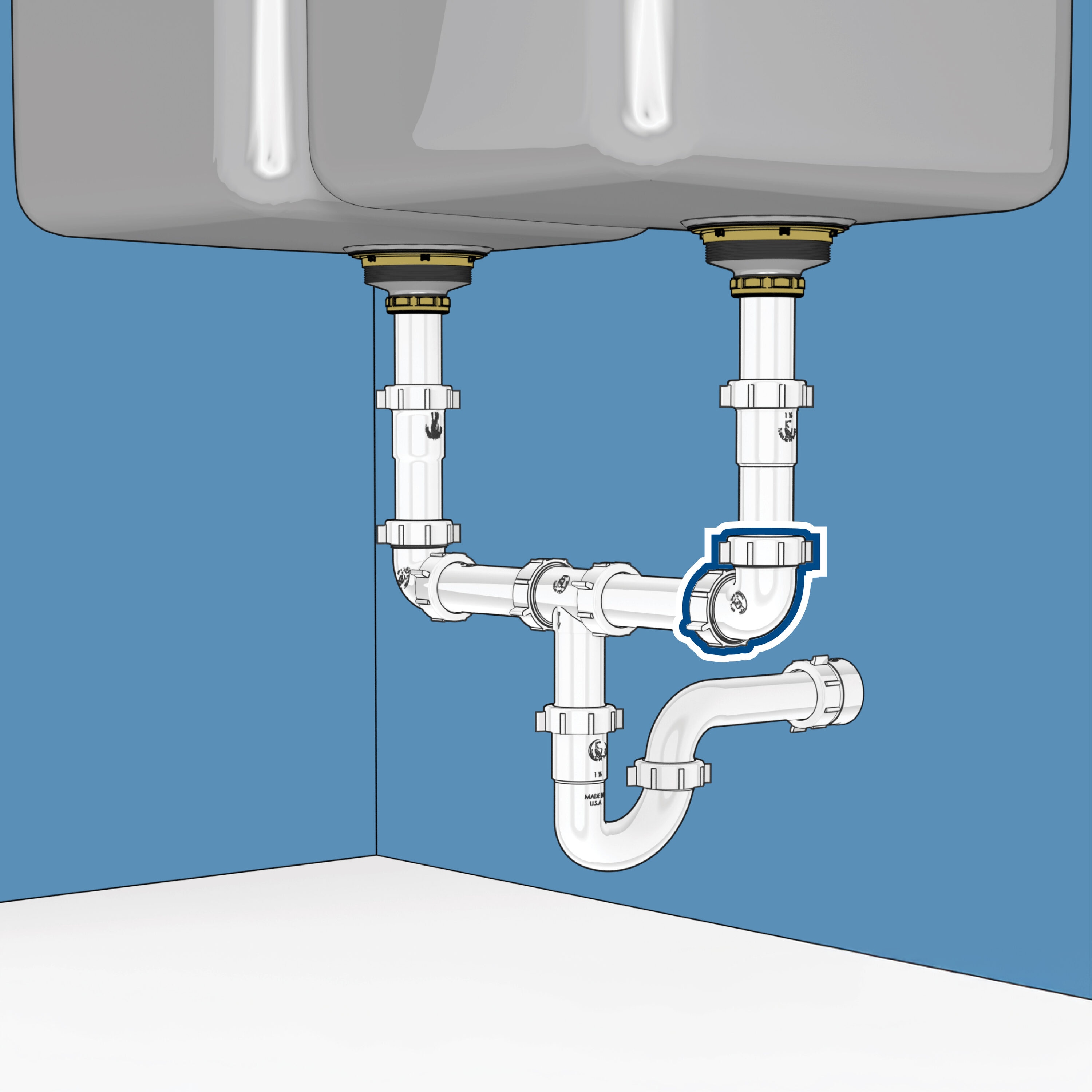Dearborn 1000000668 Under-Sink-Tubular-Drainage - View #5