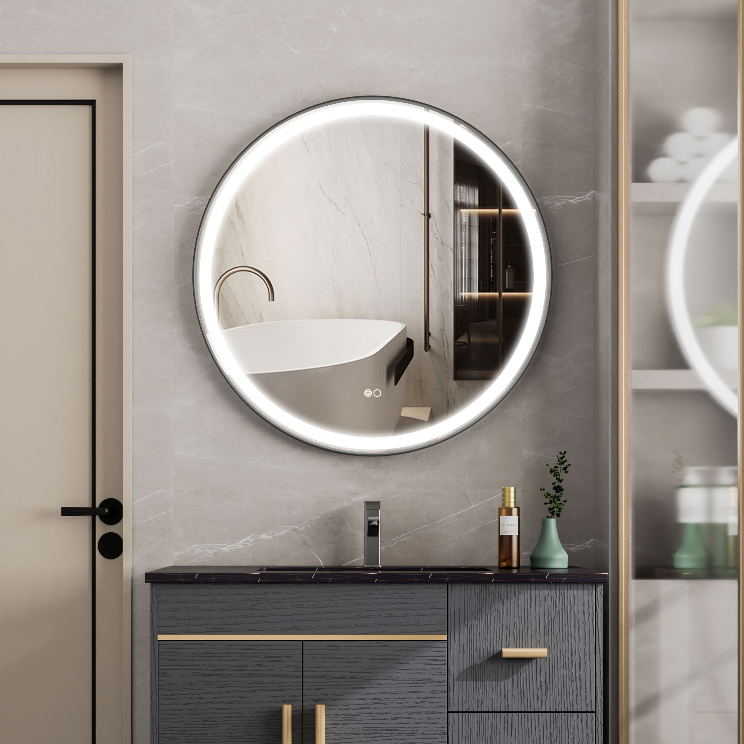 CALVON RC9-3232MB Framed-Bath-Mirrors - View #4