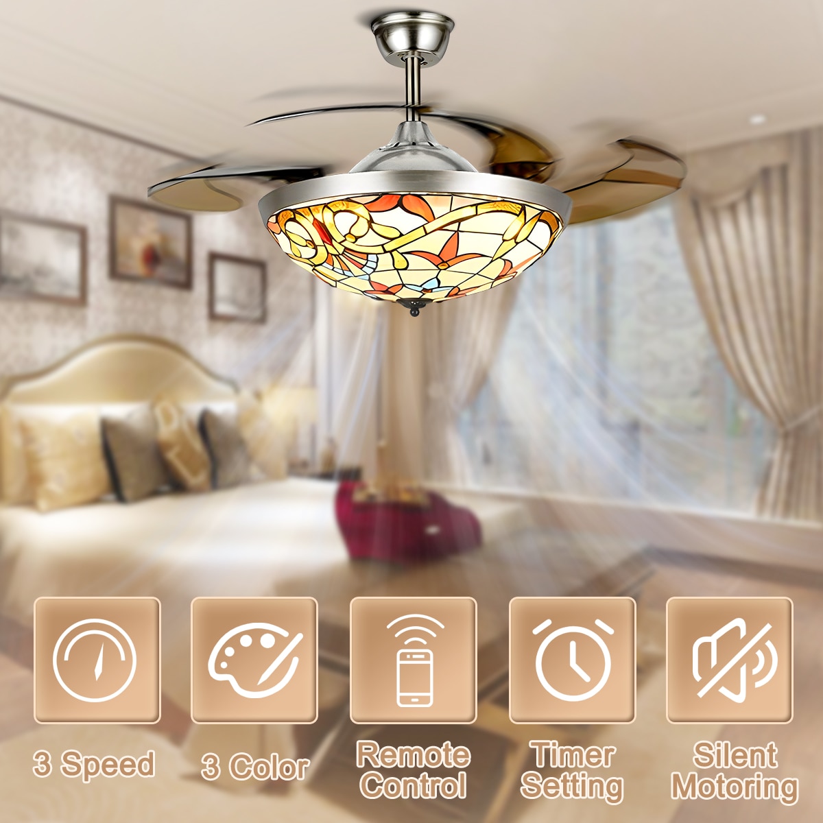 EFPERFECT DS-FZ168 Ceiling-Fans - View #4
