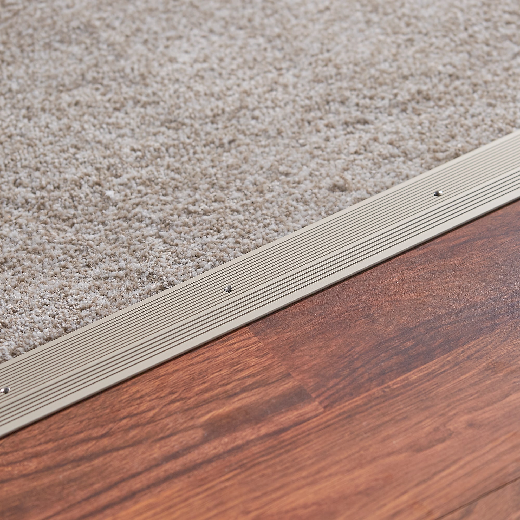 10Ft Floor Transition Strip, Self Adhesive Carpet Edging Trim Strip,  Threshold Strips for Threshold Height Less Than 5 mm (Grey) 