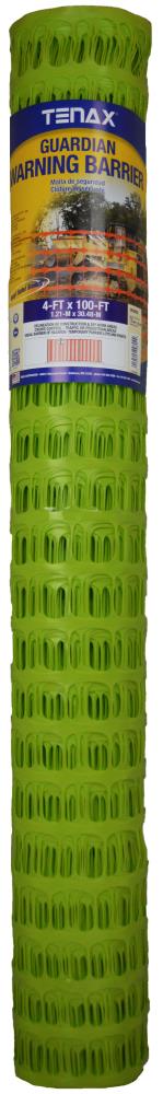 Tenax 5-ft H x 100-ft L Construction HDPE Safety Fence