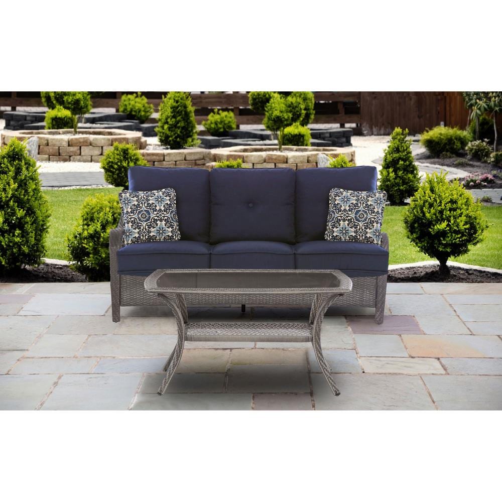 Hanover ORLEANS2PC-G-NVY Patio-Conversation-Sets - View #4