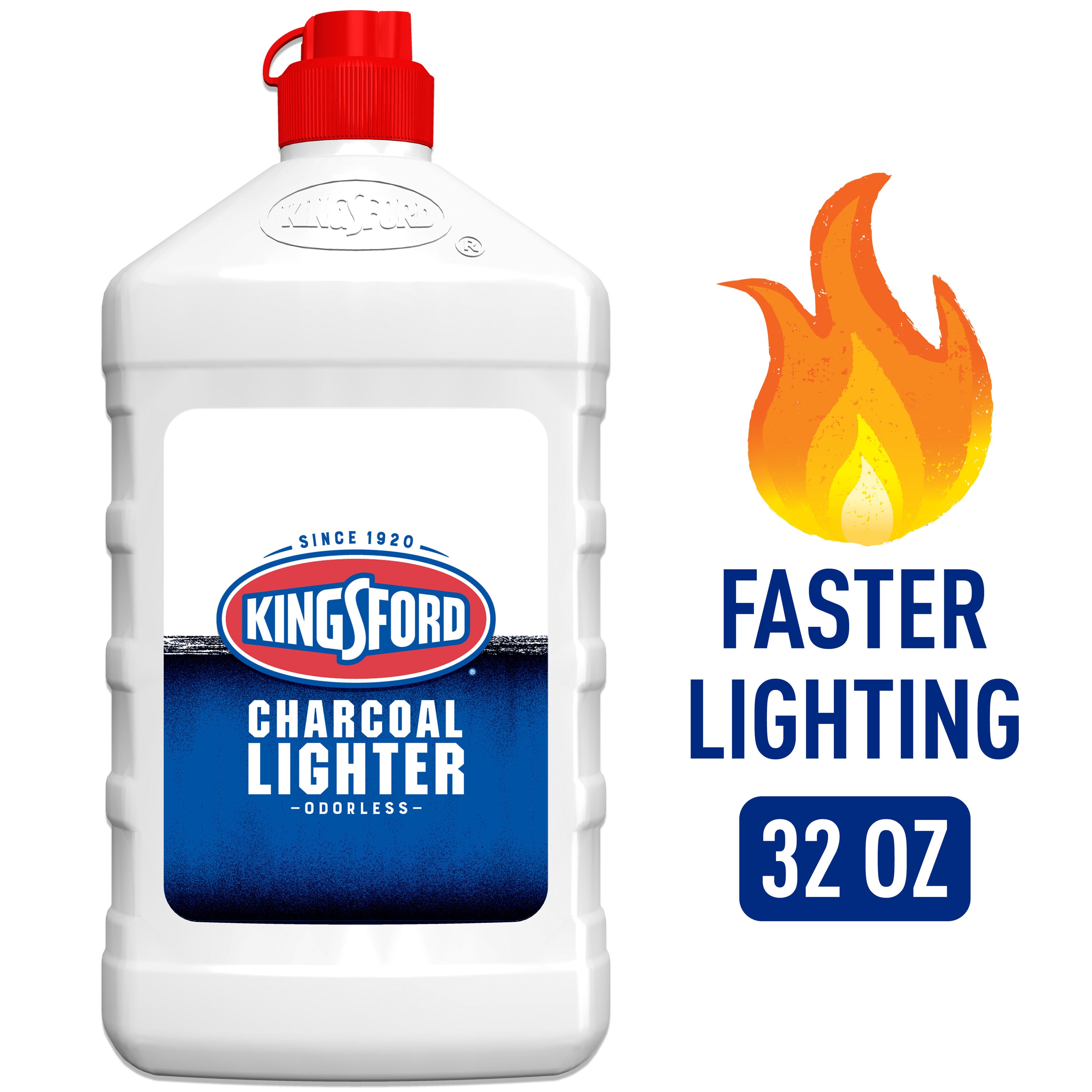 Kingsford Odorless 32-fl oz Charcoal Lighter Fluid in the Charcoal Lighter  Fluid department at Lowes.com