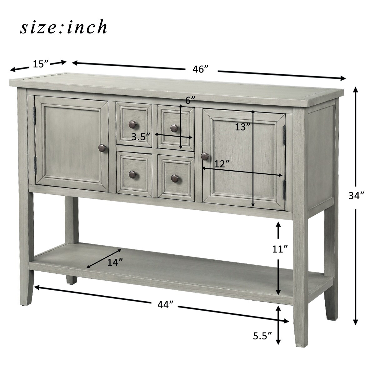 WELLFOR TRX-263AE Console-Sofa-Tables - View #9