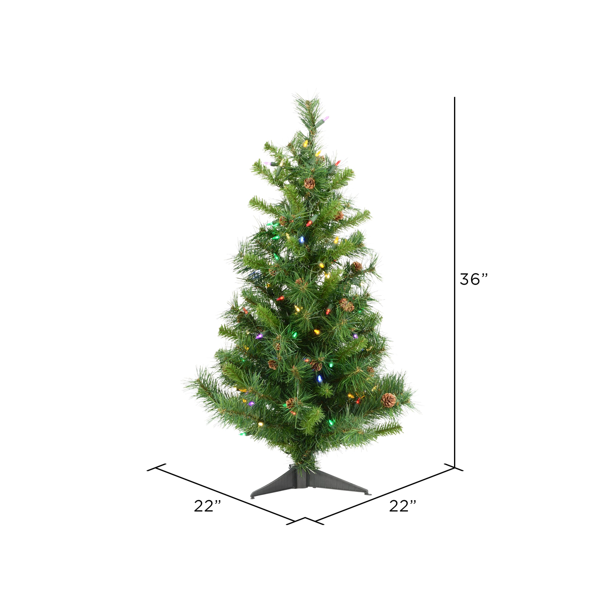 Vickerman A801005LED Artificial-Christmas-Trees - View #4