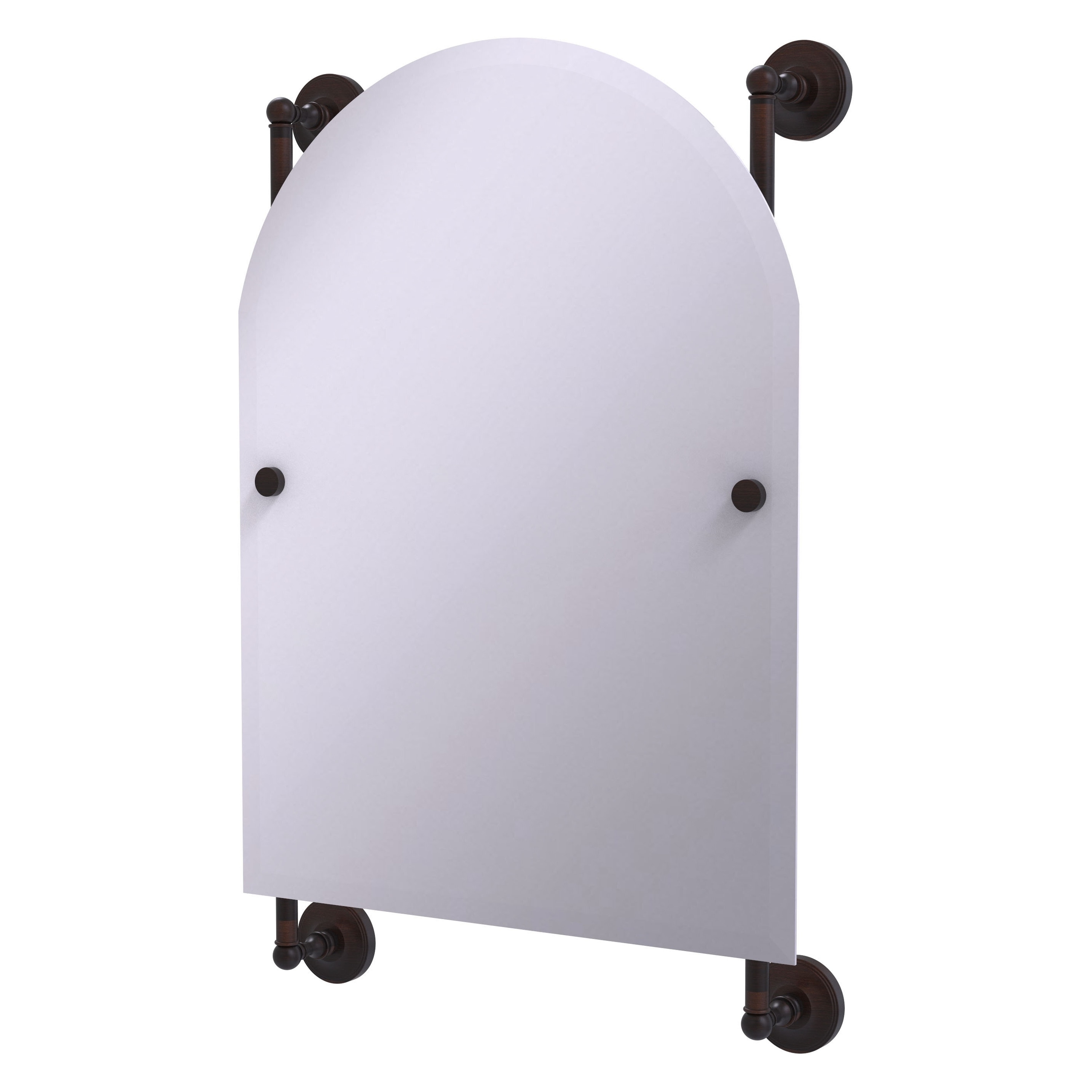 Allied Brass PR-27-94-VB Prestige Regal 21-Inches x 32-Inches Beveled Frameless Arch Bathroom Vanity Mirror ( Venetian Bronze )