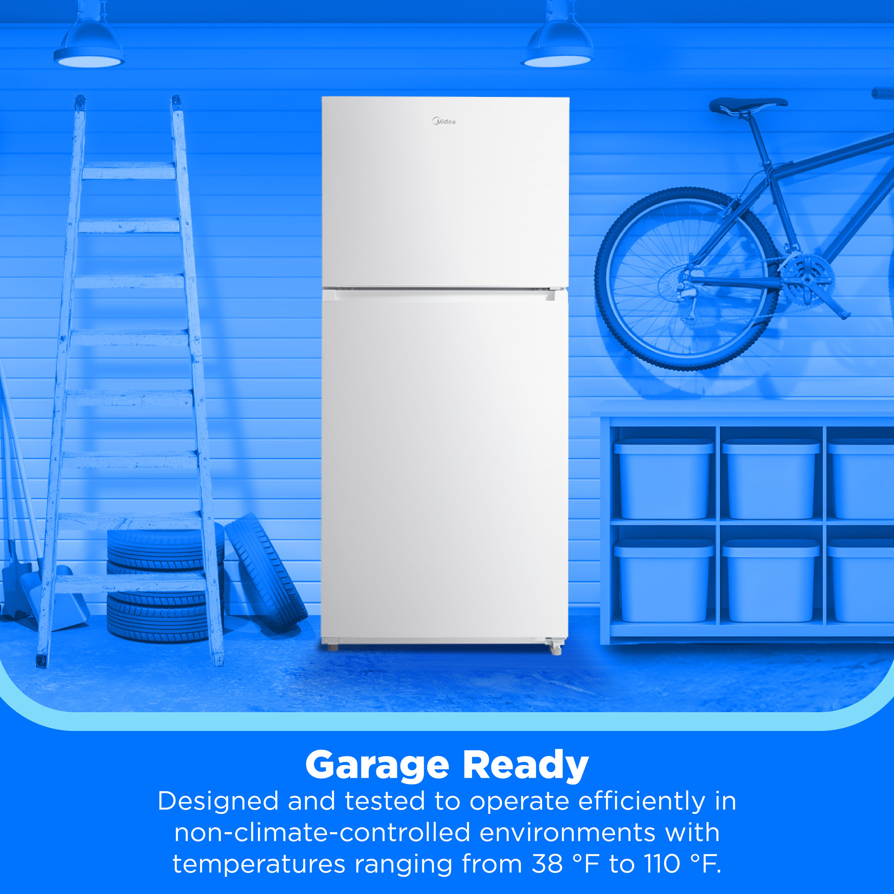 Midea MRT18D3BWW Top-Freezer-Refrigerators - View #8