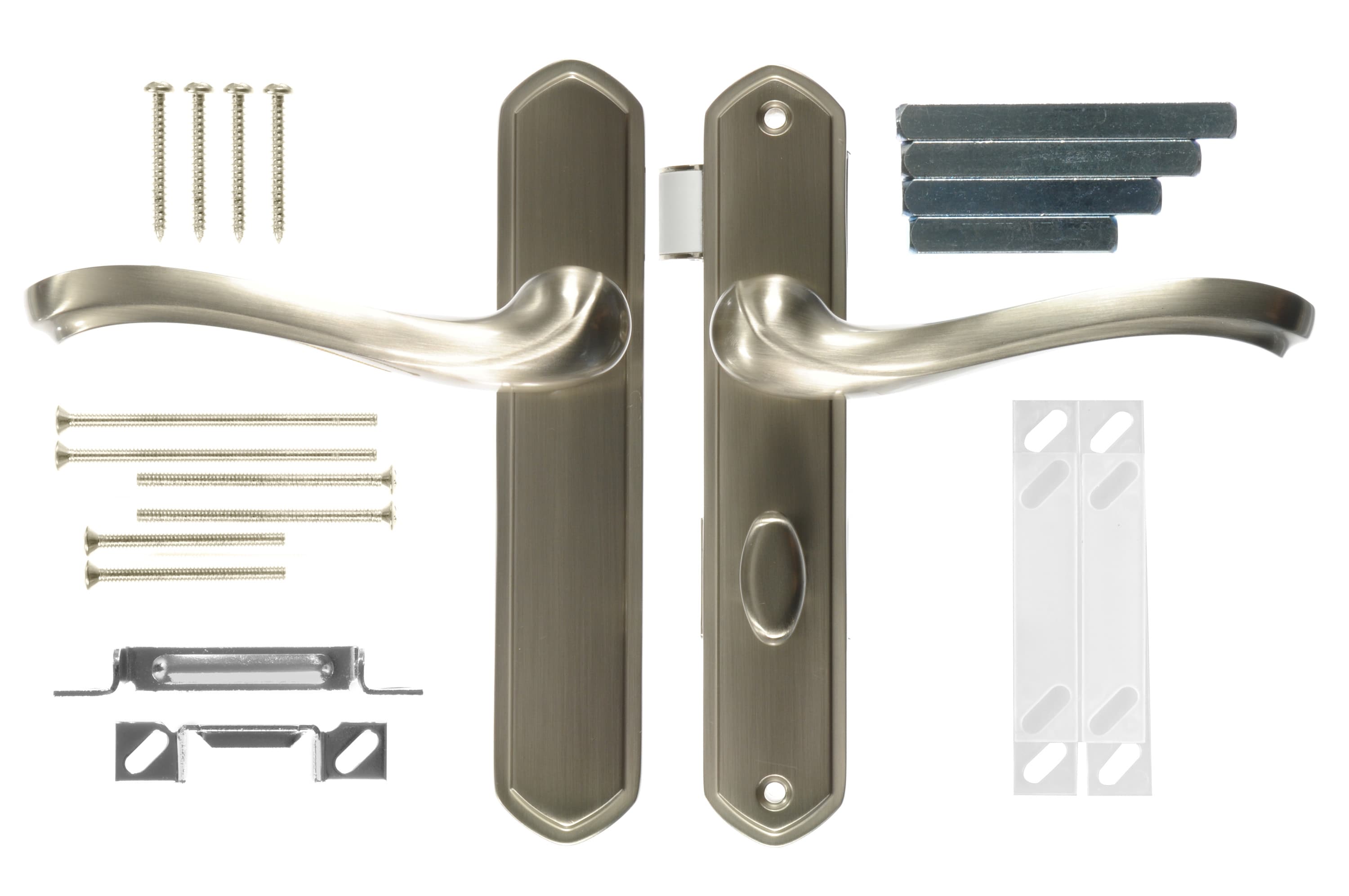 WRIGHT PRODUCTS Castellan Silver Lockable Storm Door Replacement