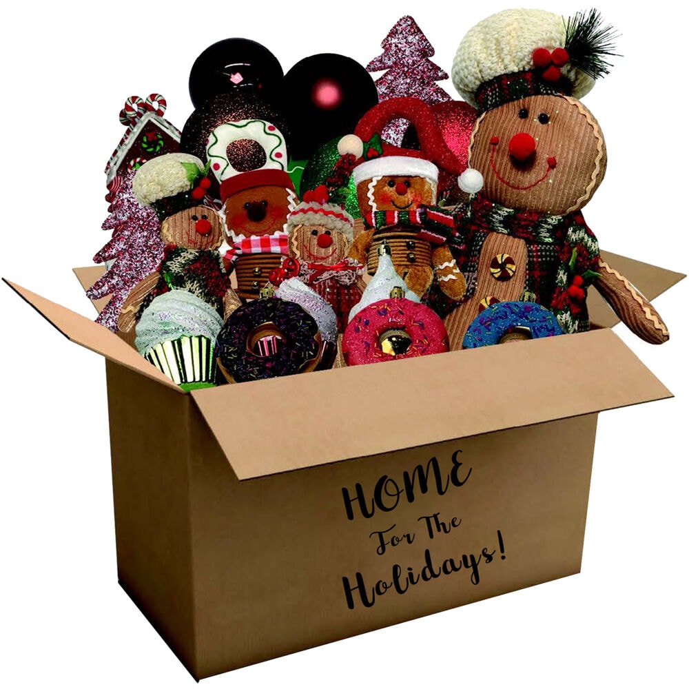 Fraser Hill Farm FFORN0152-GB 152-Piece Gingerbread Shatterproof
