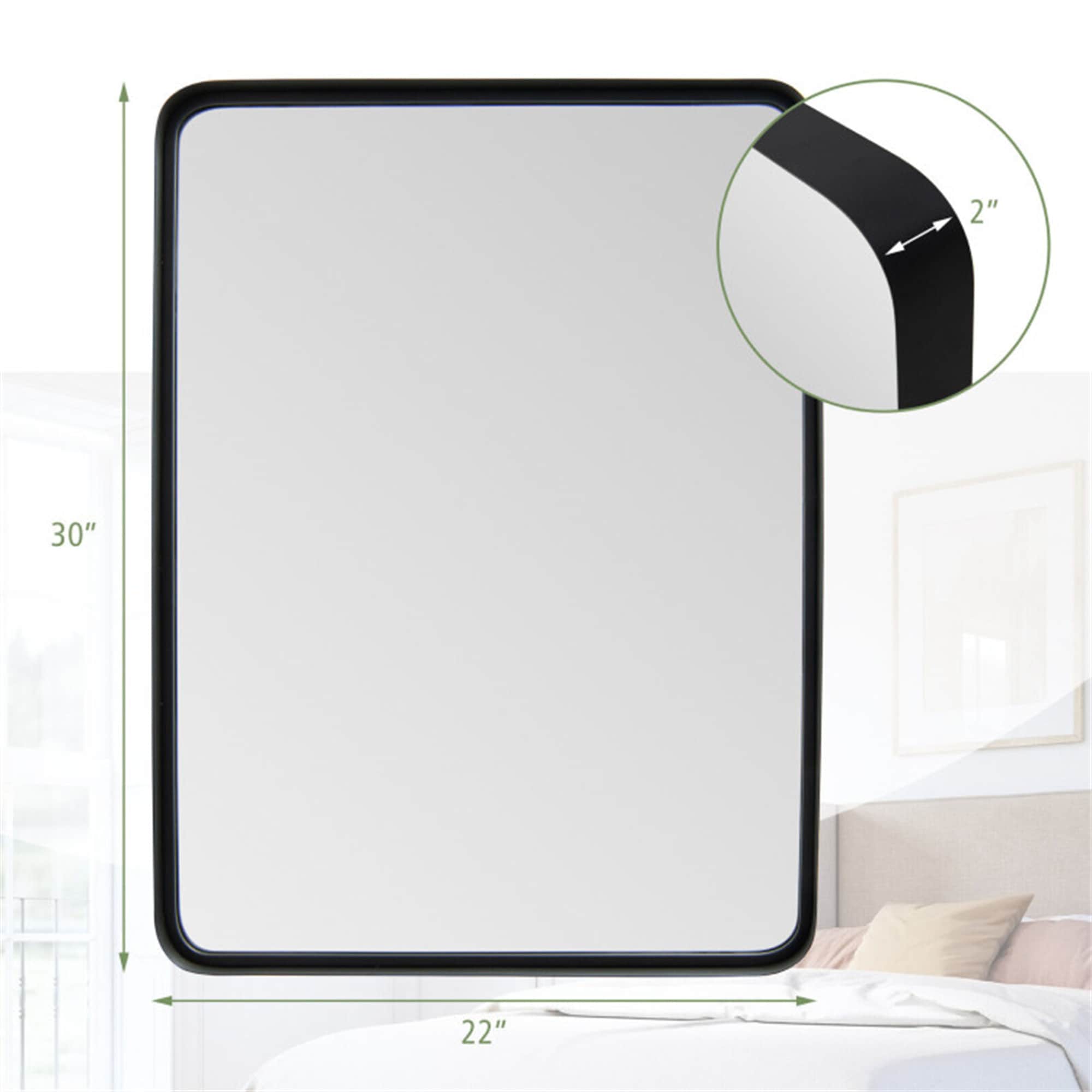 BABOOM BOM-298BK-M-CO Framed-Bath-Mirrors - View #4